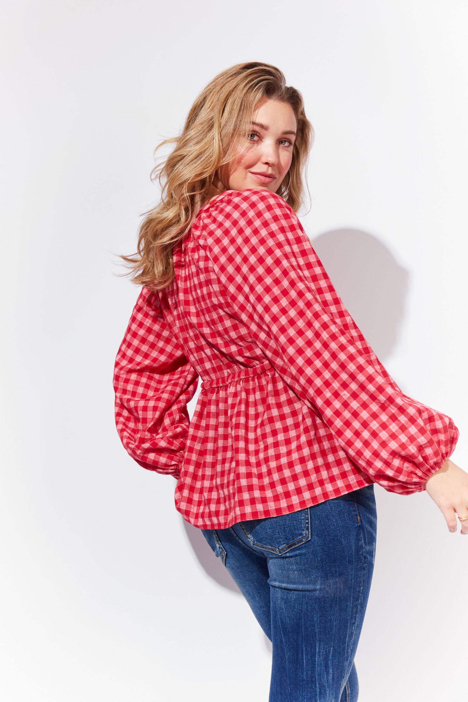 Oslo Tie Top - Poppy