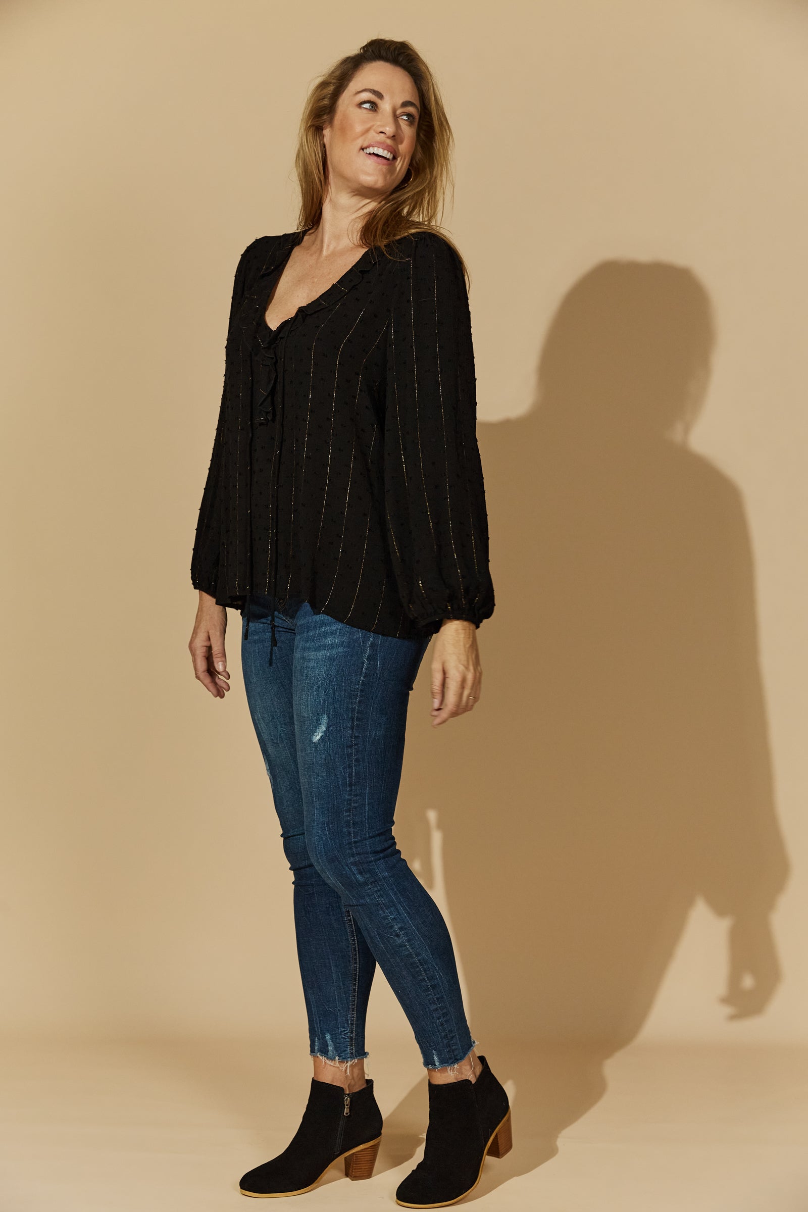 Ethereal Blouse - Black - Isle of Mine Clothing - Top L/S Dressy