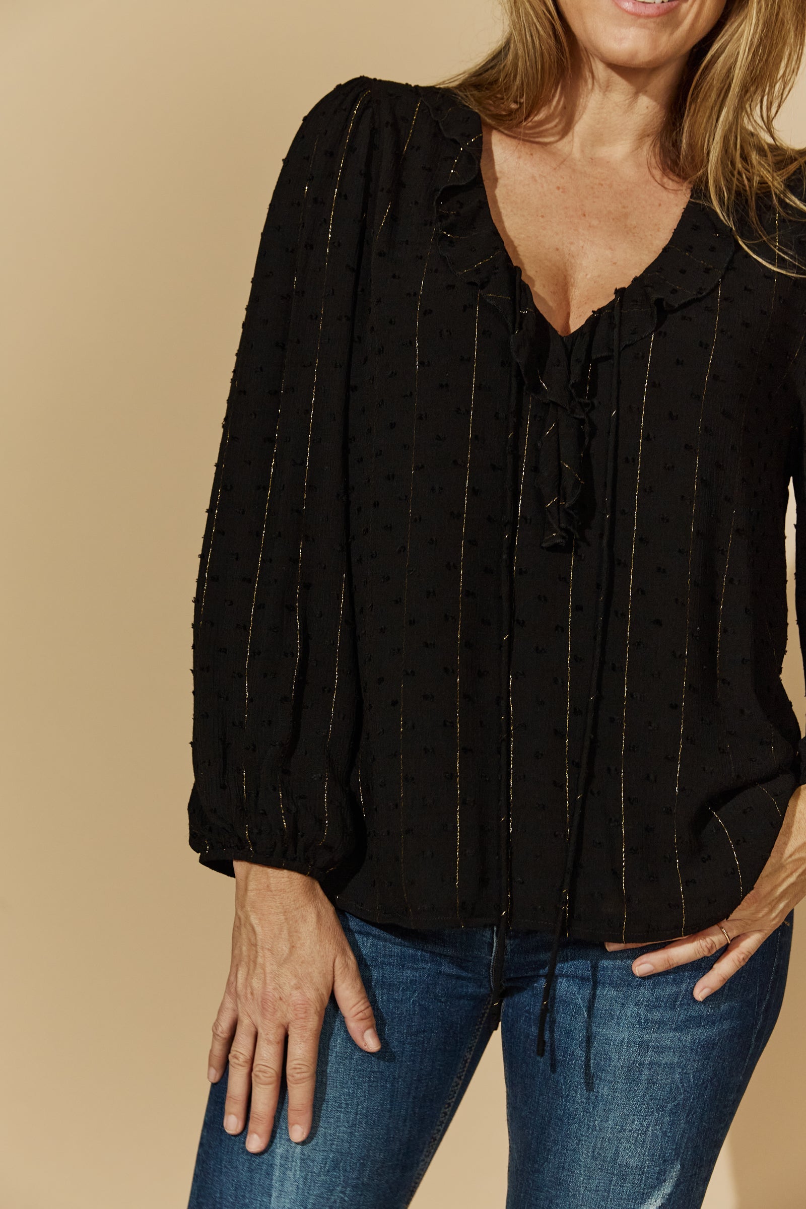 Ethereal Blouse - Black - Isle of Mine Clothing - Top L/S Dressy