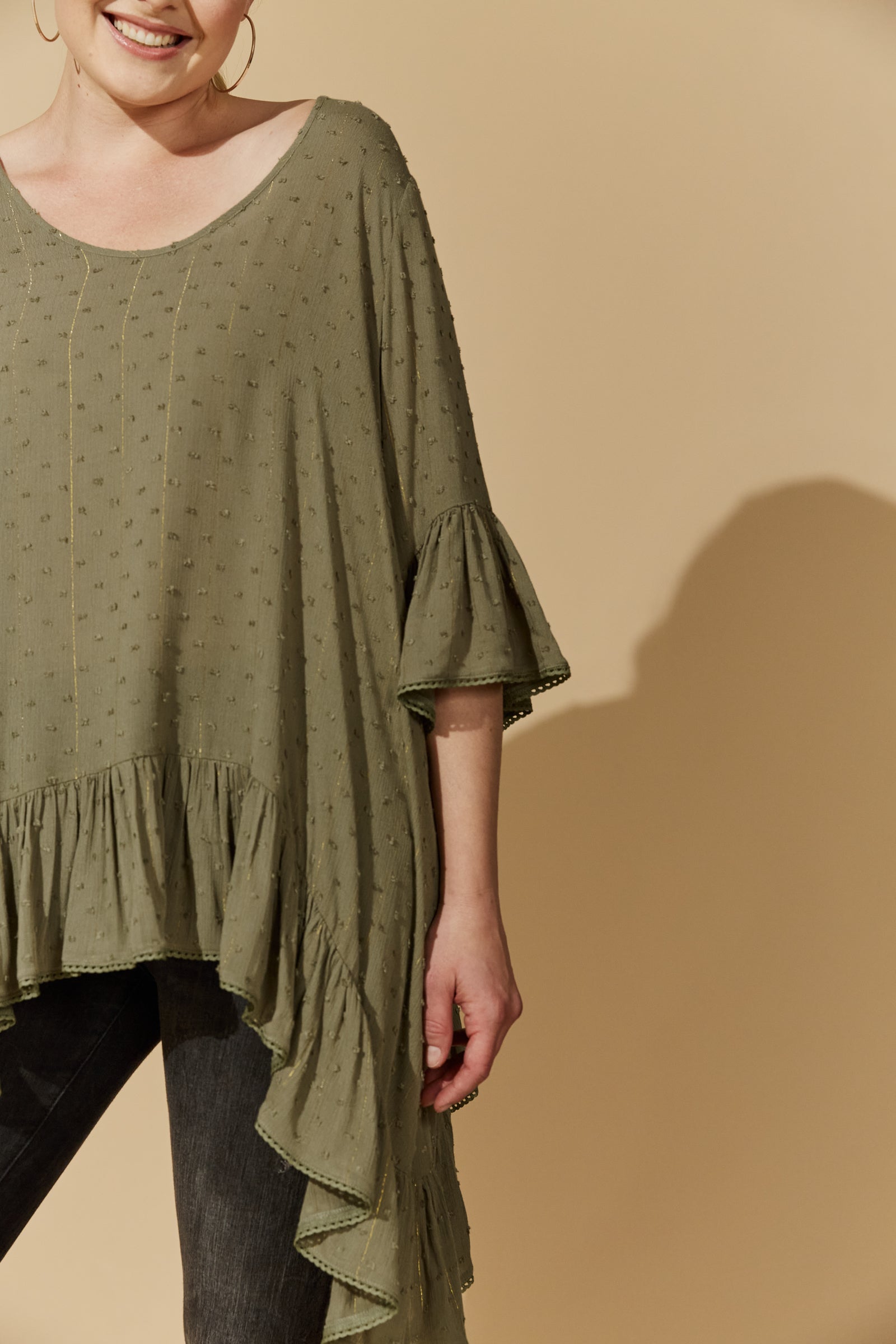 Ethereal Top - Moss - Isle of Mine Clothing - Top One Size Dressy