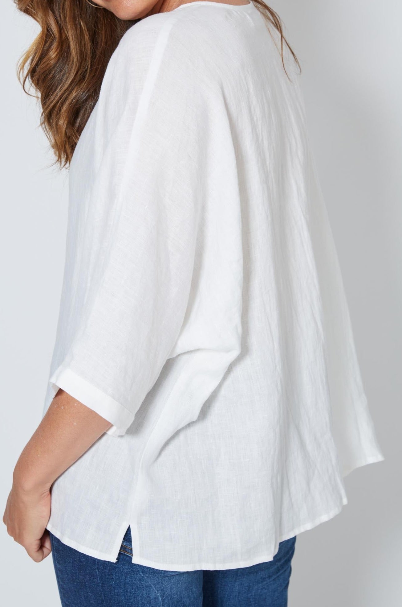 Antillia Top - Imperial - Isle of Mine Clothing - Top S/S Linen One Size