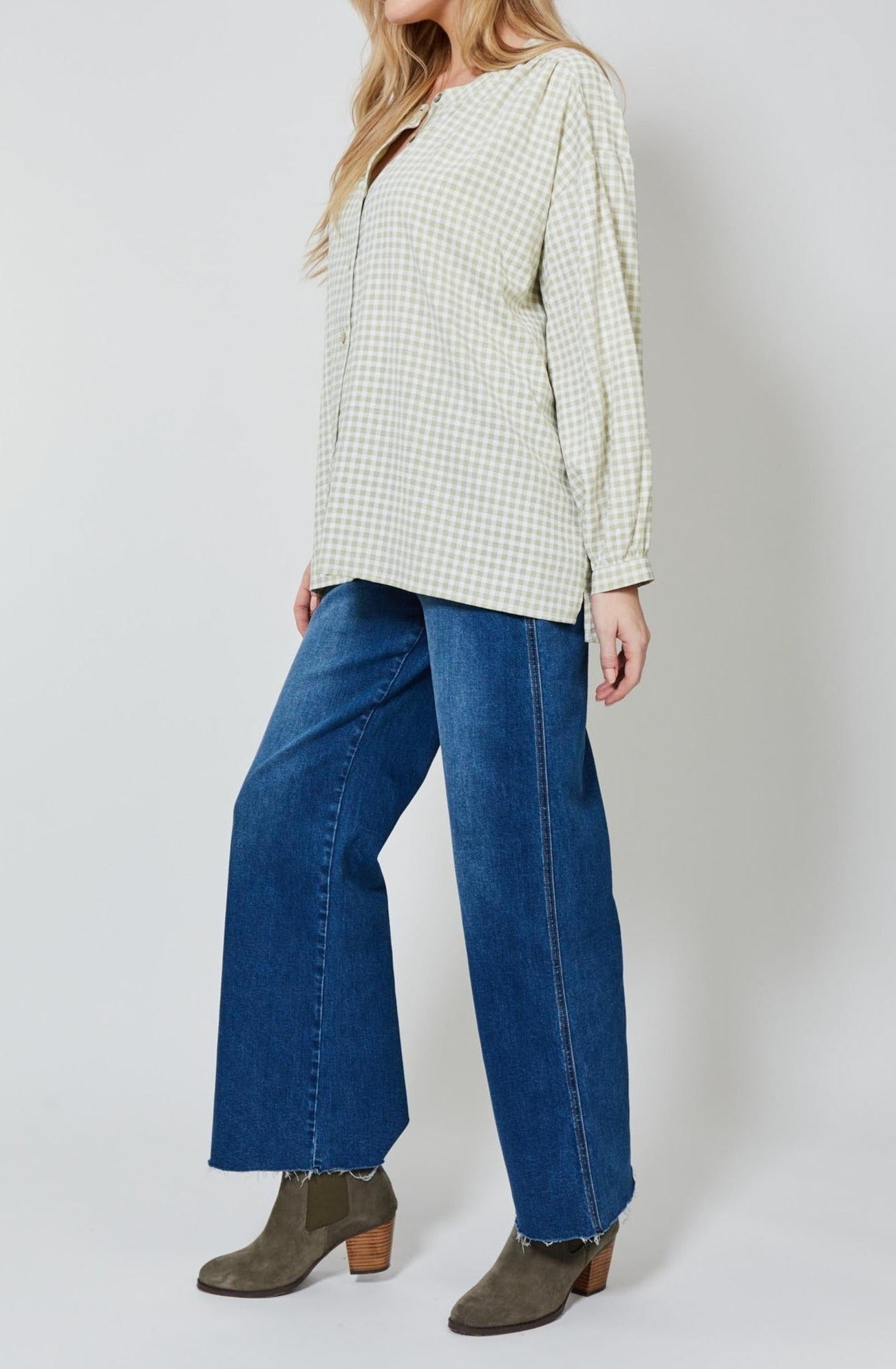 Joni Blouse - Meadow - Isle of Mine Clothing - Top L/S