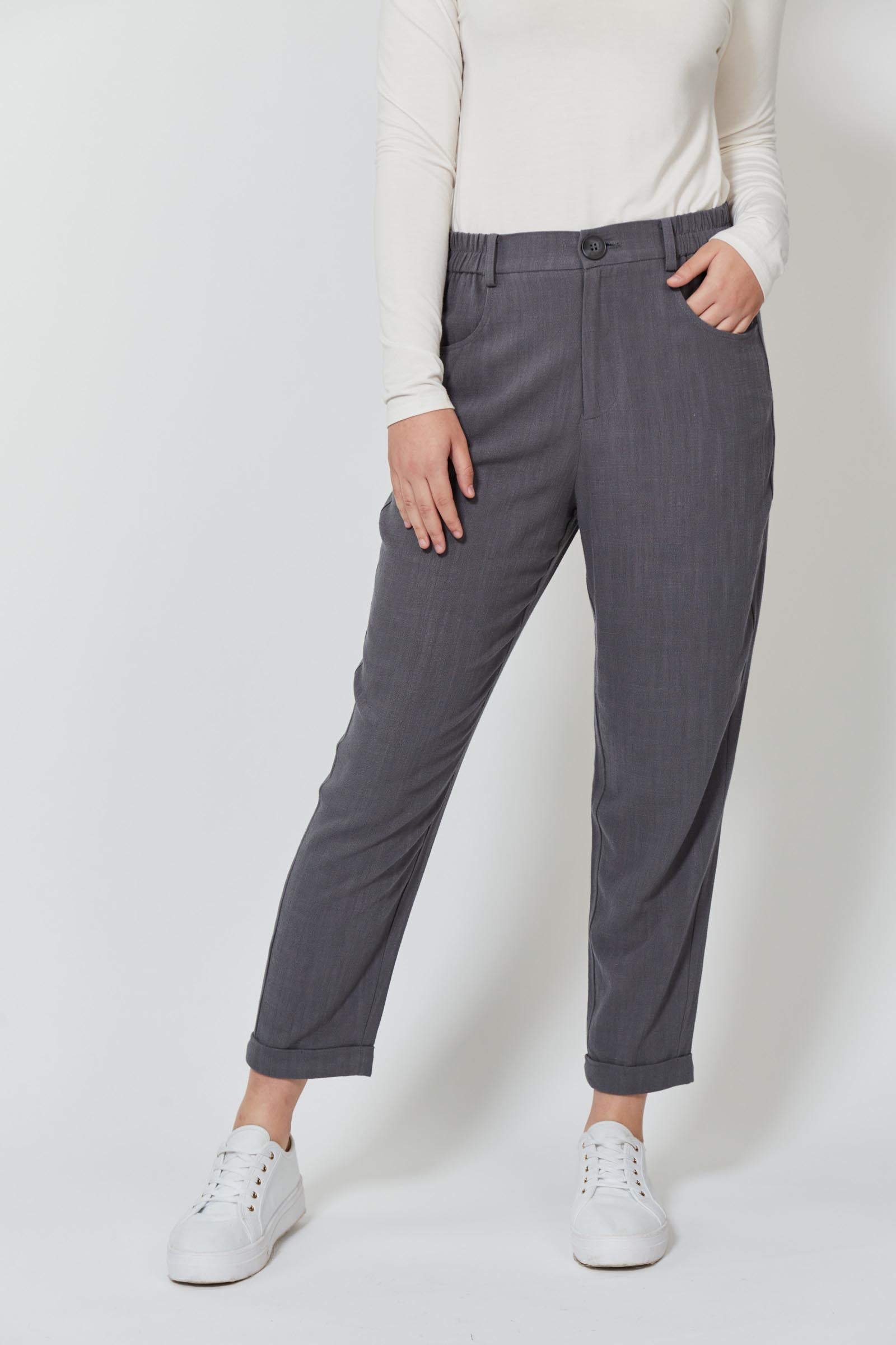 Vera Relaxed Pant - Paloma - Isle of Mine Clothing - Pant Relaxed Linen