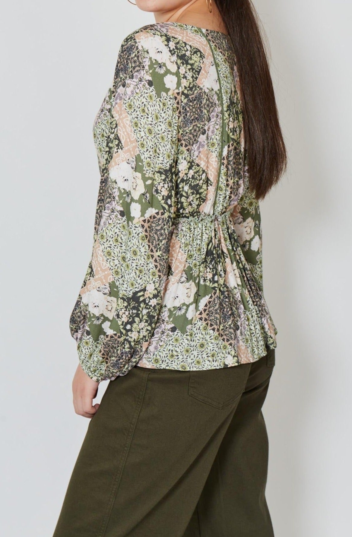 Coppola Blouse - Evergreen Muse - Isle of Mine Clothing - Top L/S Dressy