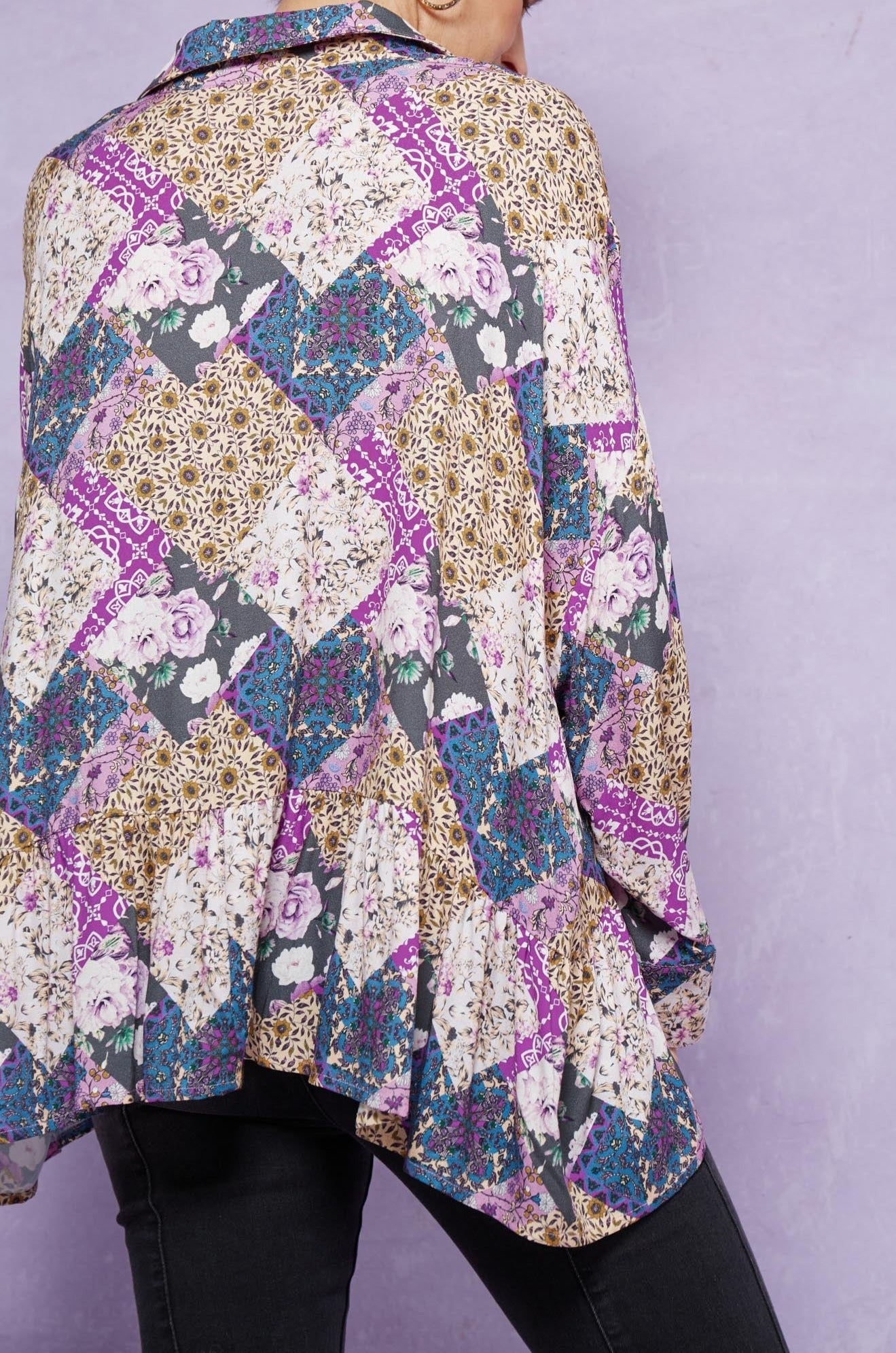 Coppola Shirt - Violet Muse - Isle of Mine Clothing - Top L/S