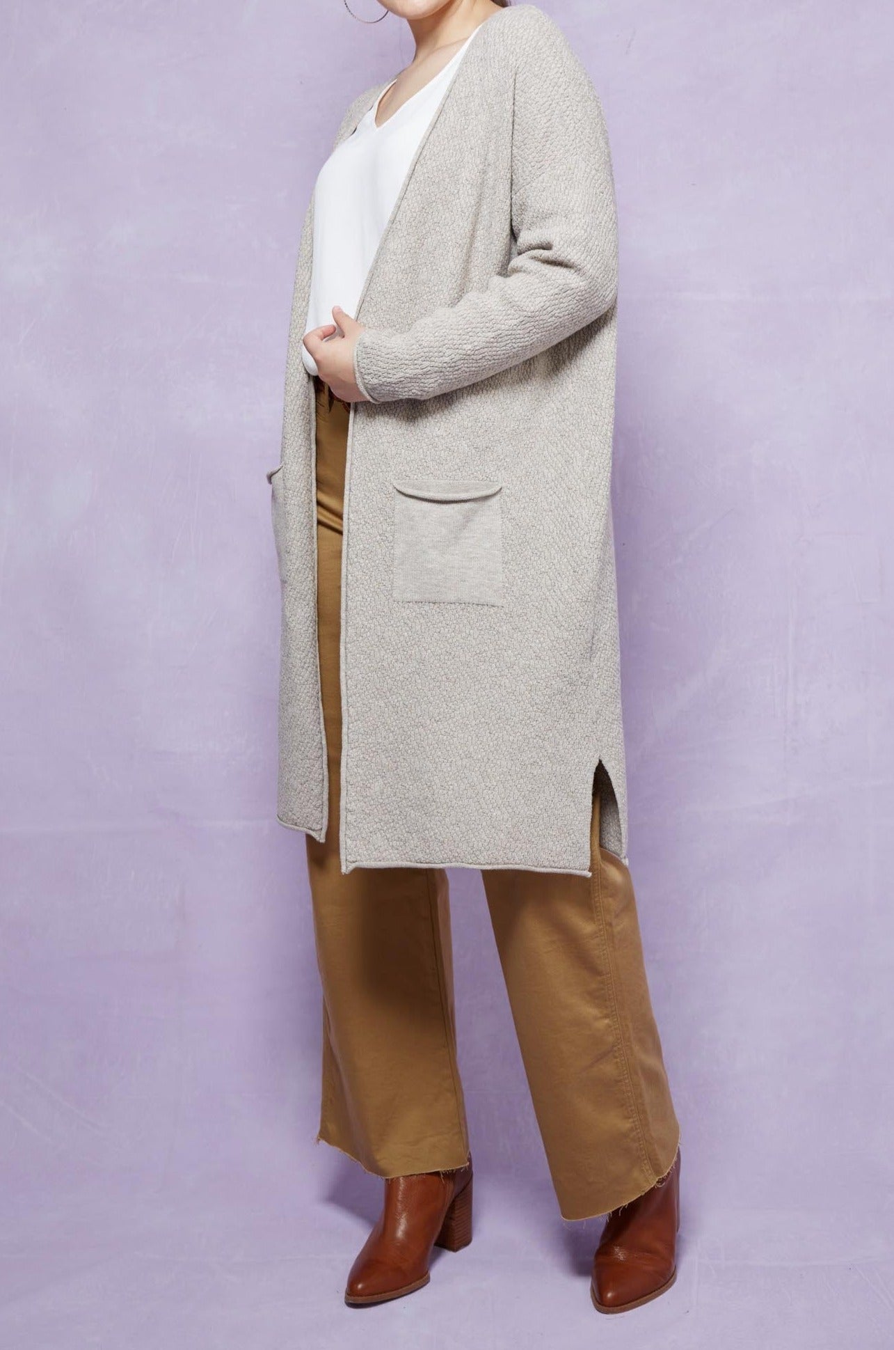 Carson Cardigan - Peyote - Isle of Mine Clothing - Knit Cardigan Long