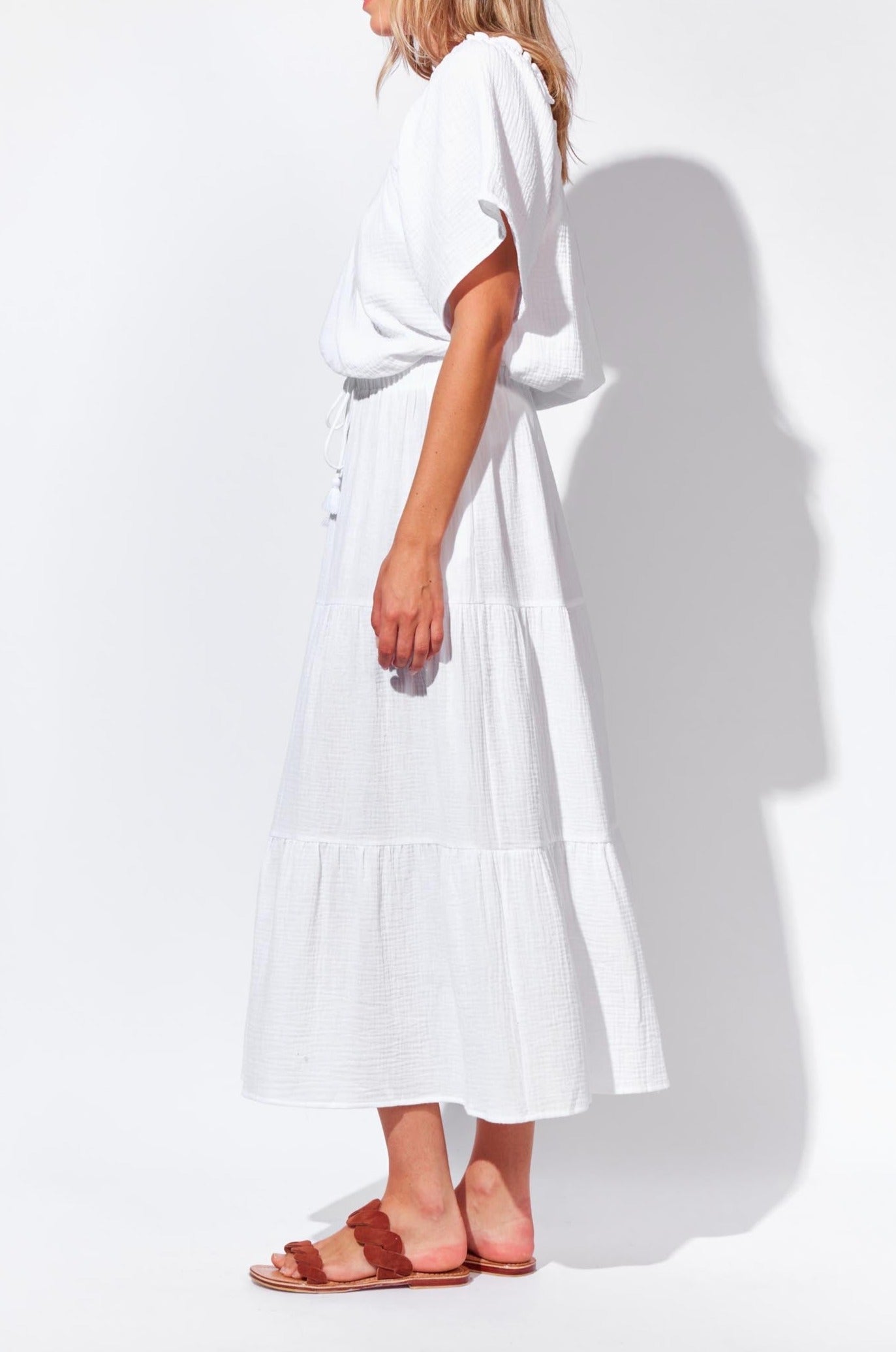 Java Tiered Skirt - Imperial - Isle of Mine Clothing - Skirt Mid