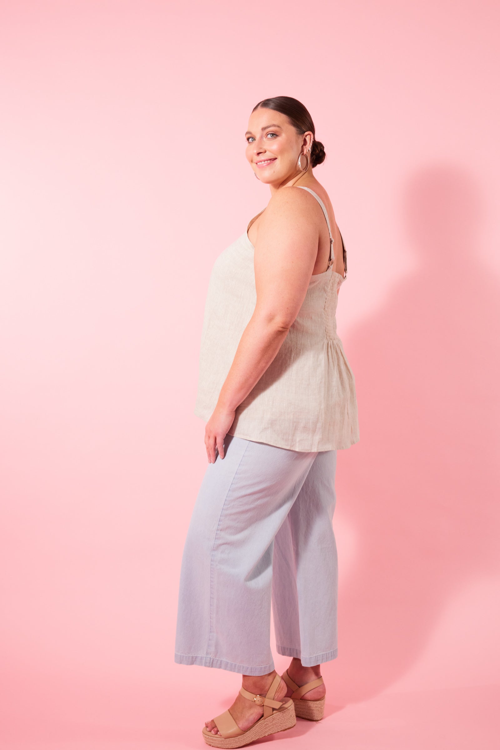 Gala Tank - Canvas - Isle of Mine Clothing - Top Sleeveless Linen