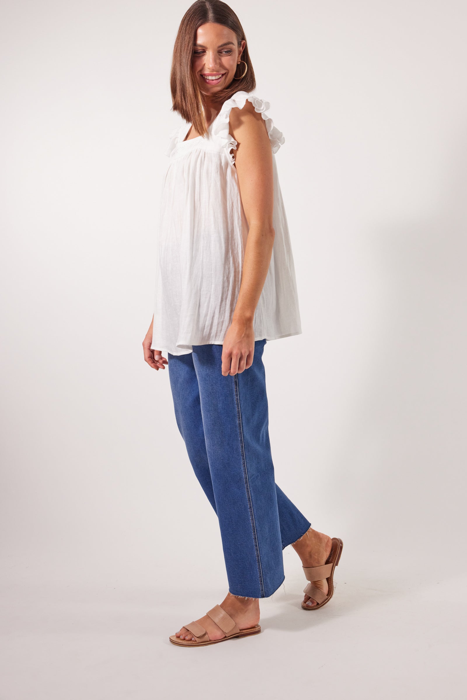Gala Top - Lotus - Isle of Mine Clothing - Top Sleeveless Ramie