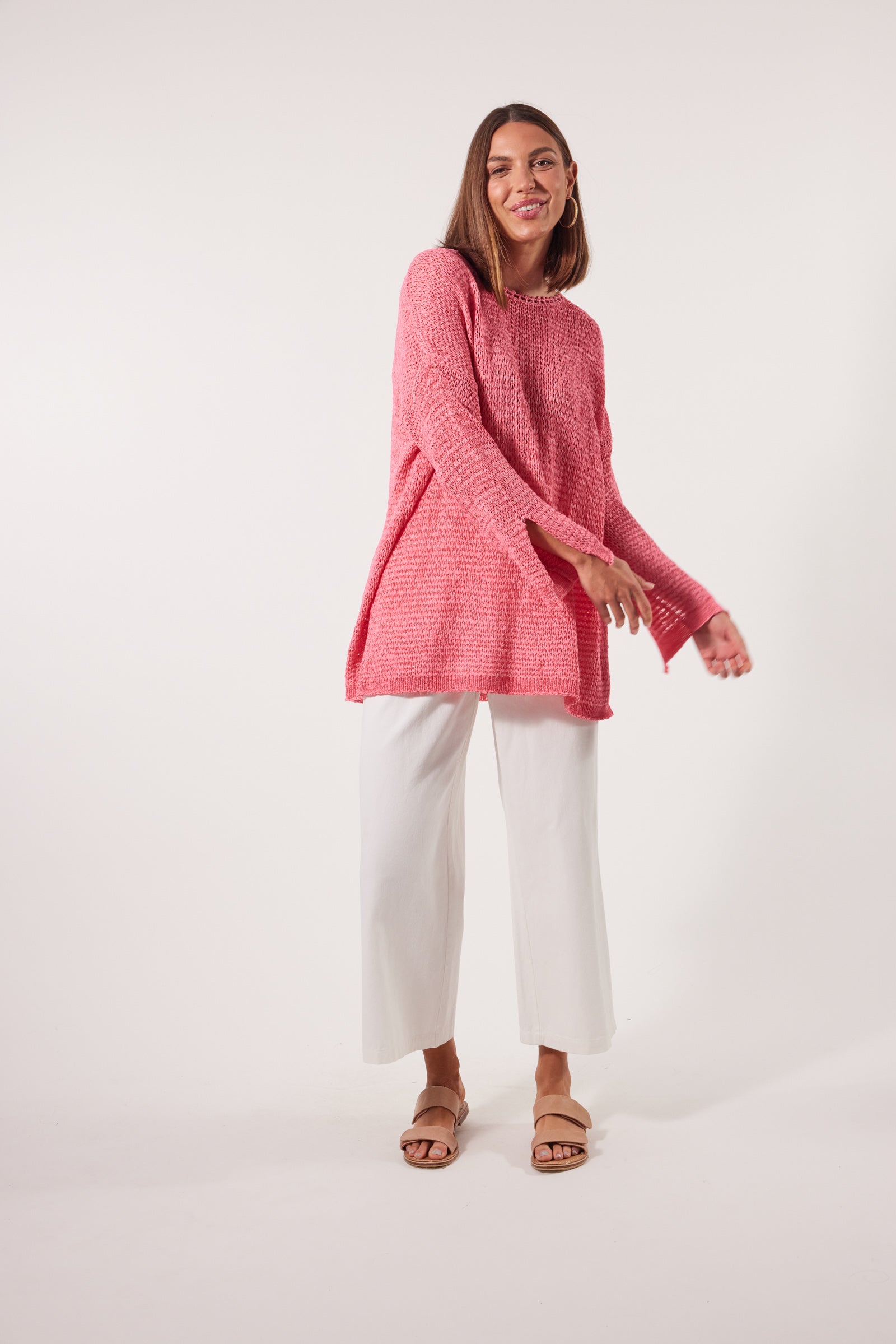 Marquee Jumper - Camelia - Isle of Mine Clothing - Knit Jumper One Size