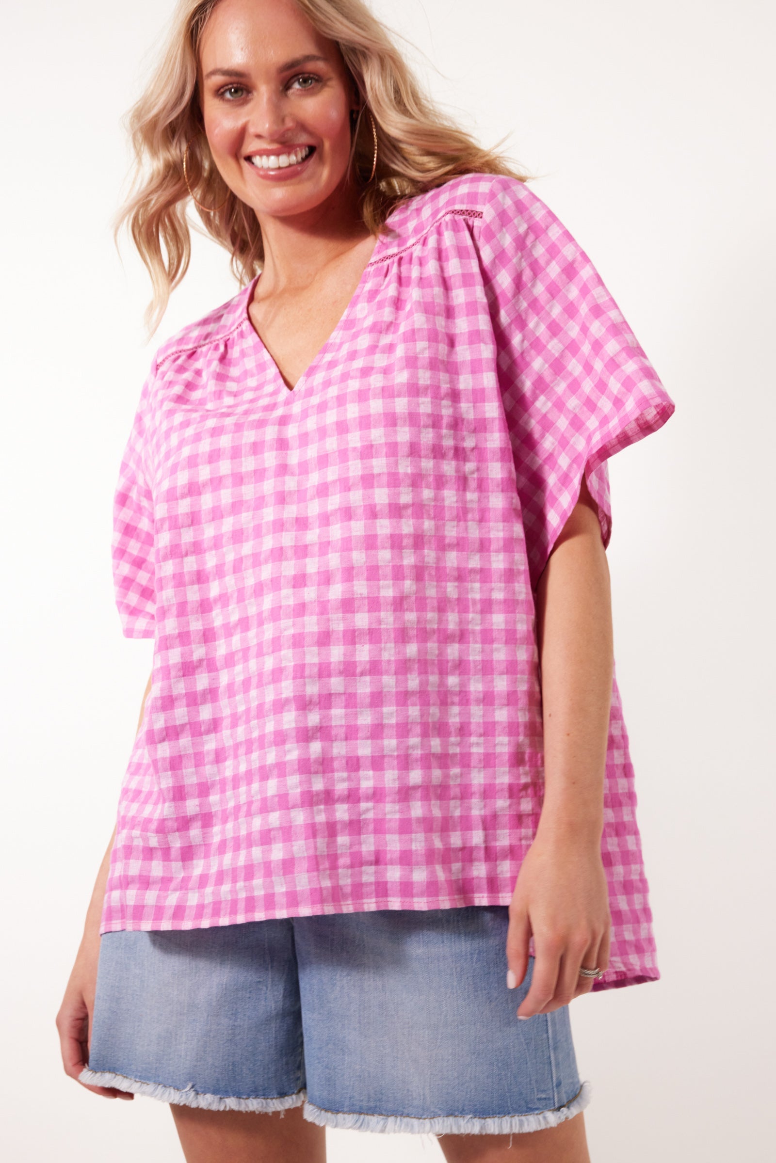 Alfresco Top - Carnival - Isle of Mine Clothing - Top S/S Linen One Size