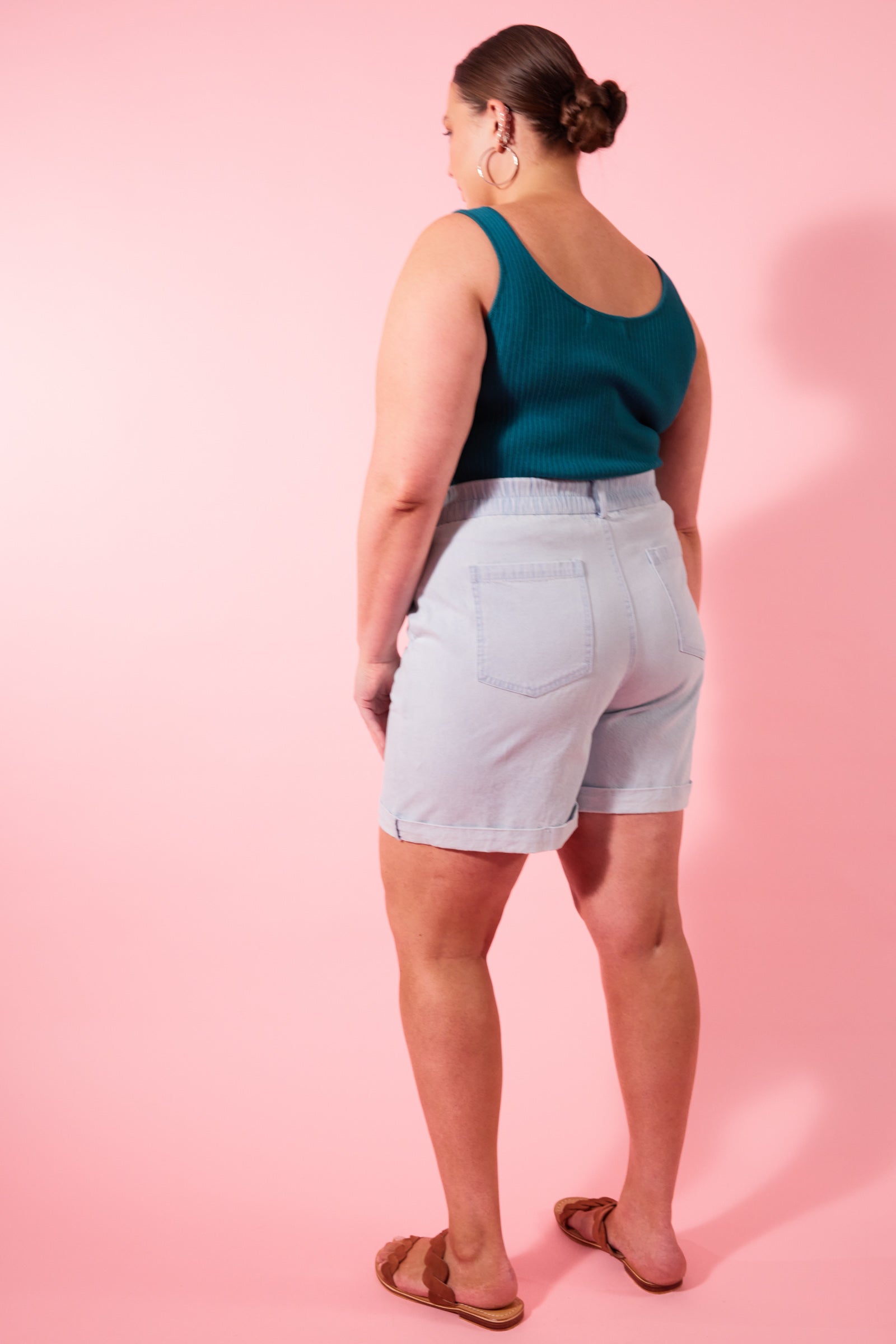 Pavilion Tank - Teal - Isle of Mine Clothing - Knit Top Sleeveless