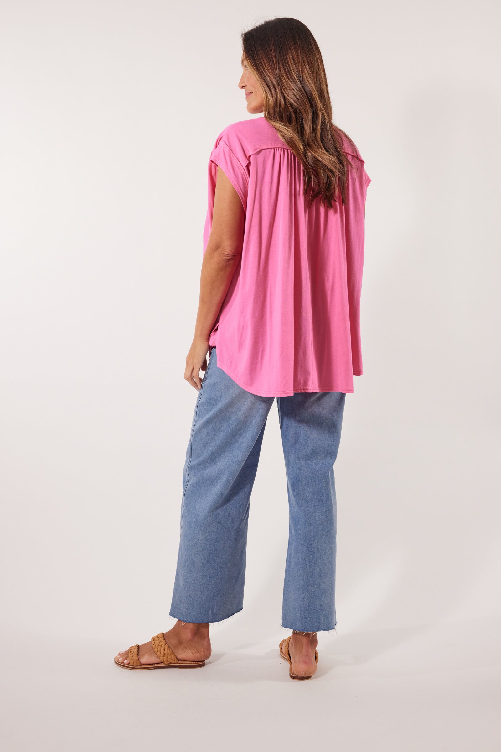 Tisane Tshirt - Camelia - Isle of Mine Clothing - Top Tshirt S/S One Size