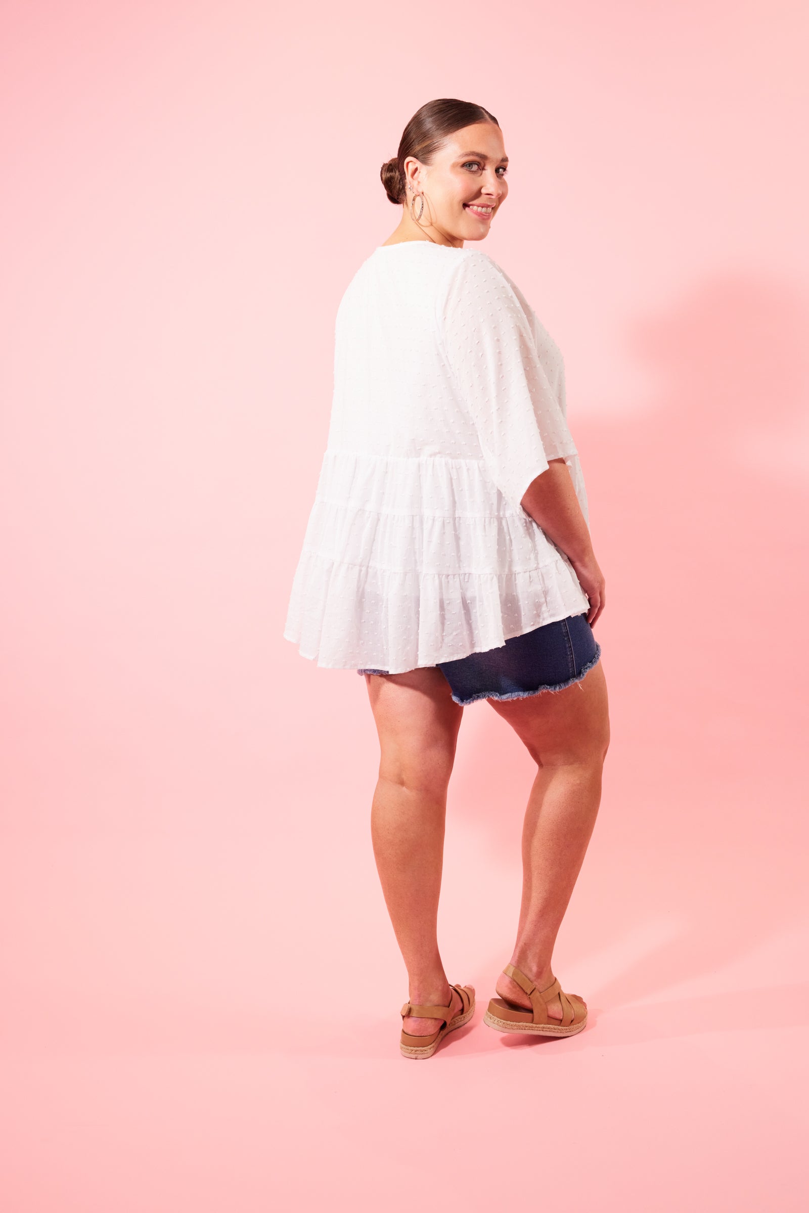 Soiree Relax Top - Lotus - Isle of Mine Clothing - Top 3/4 Sleeve One Size