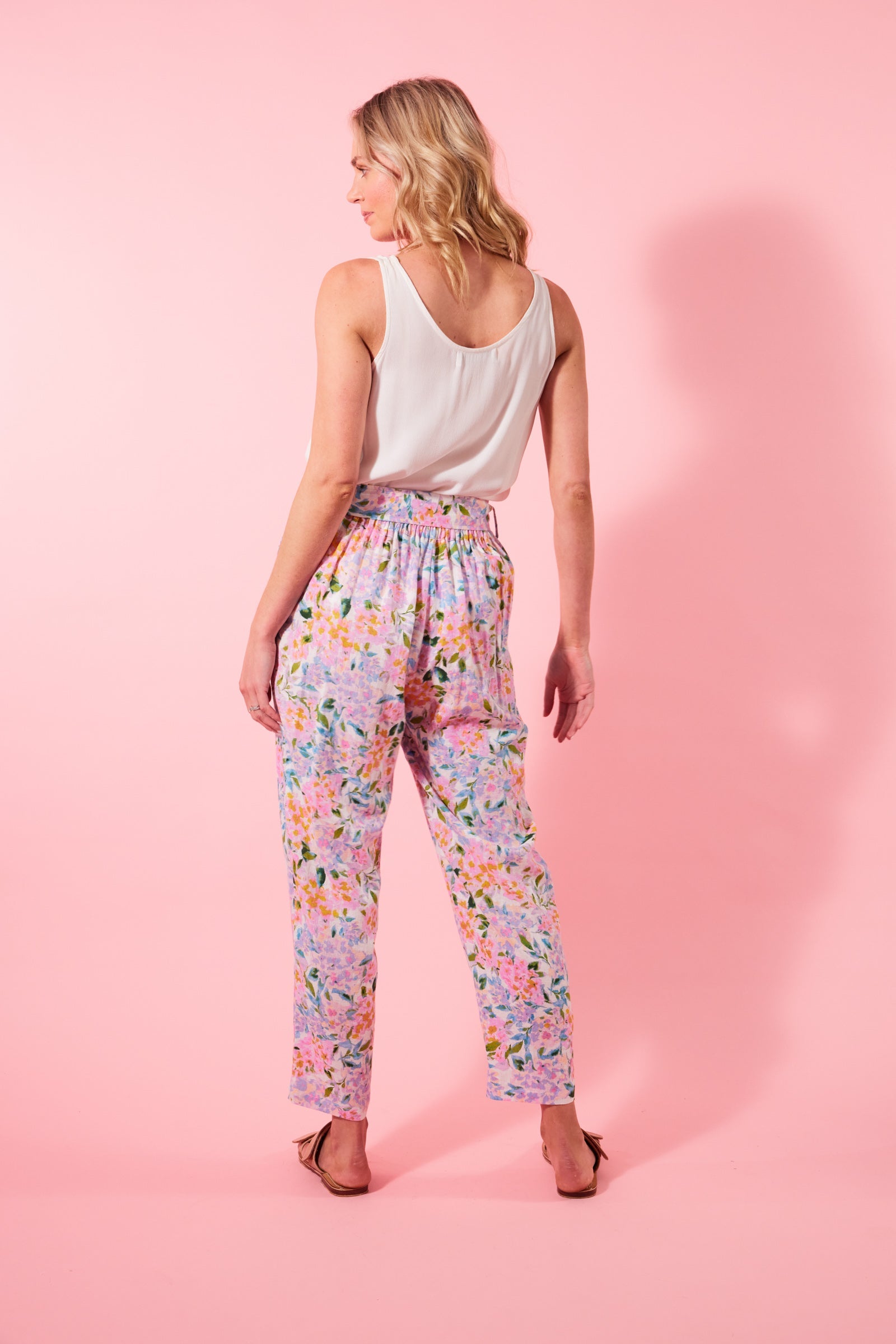 Flora Pant - Salt Hydrangea - Isle of Mine Clothing - Pant Relaxed