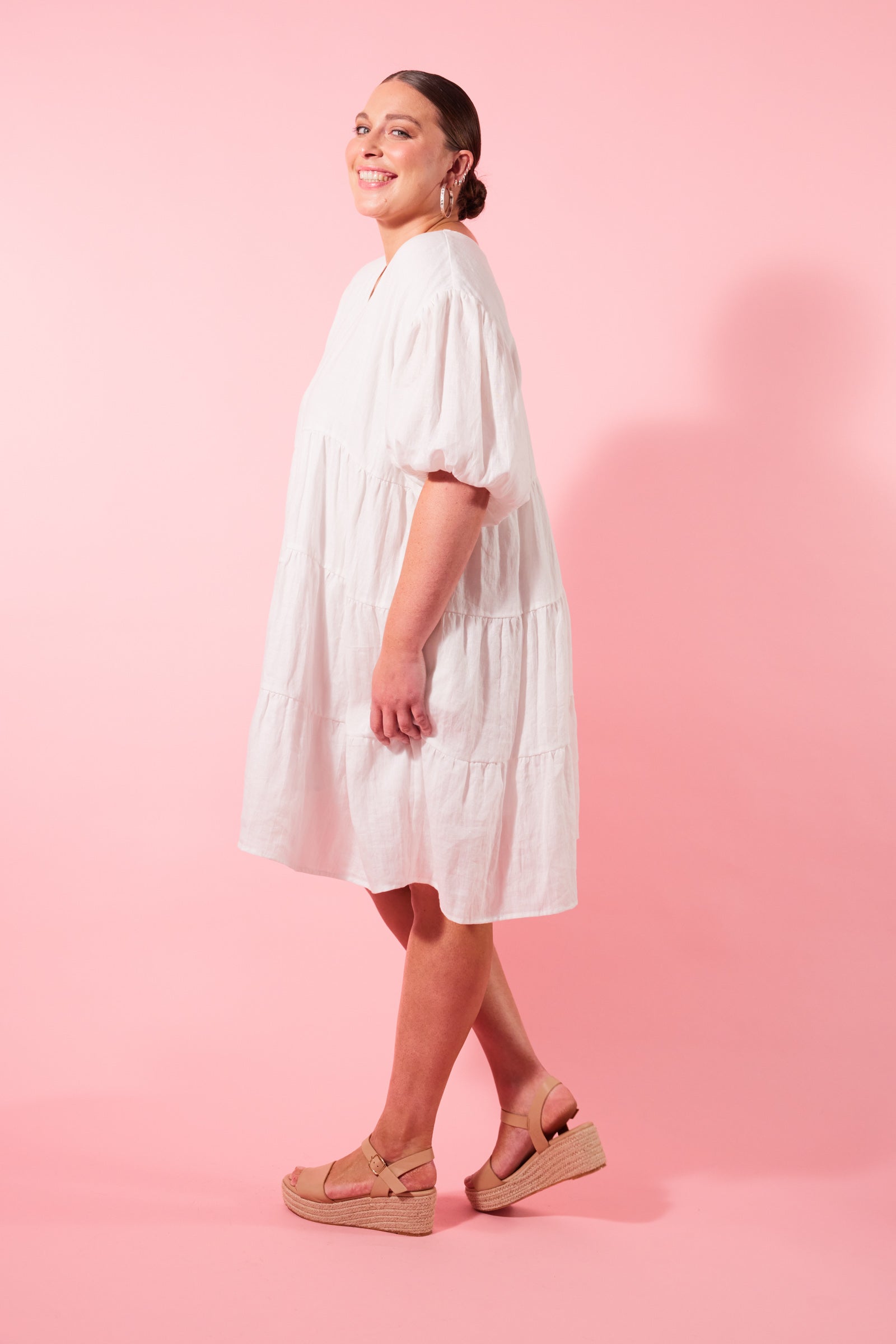 Flora Relax Dress - Lotus - Isle of Mine Clothing - Dress Mid One Size