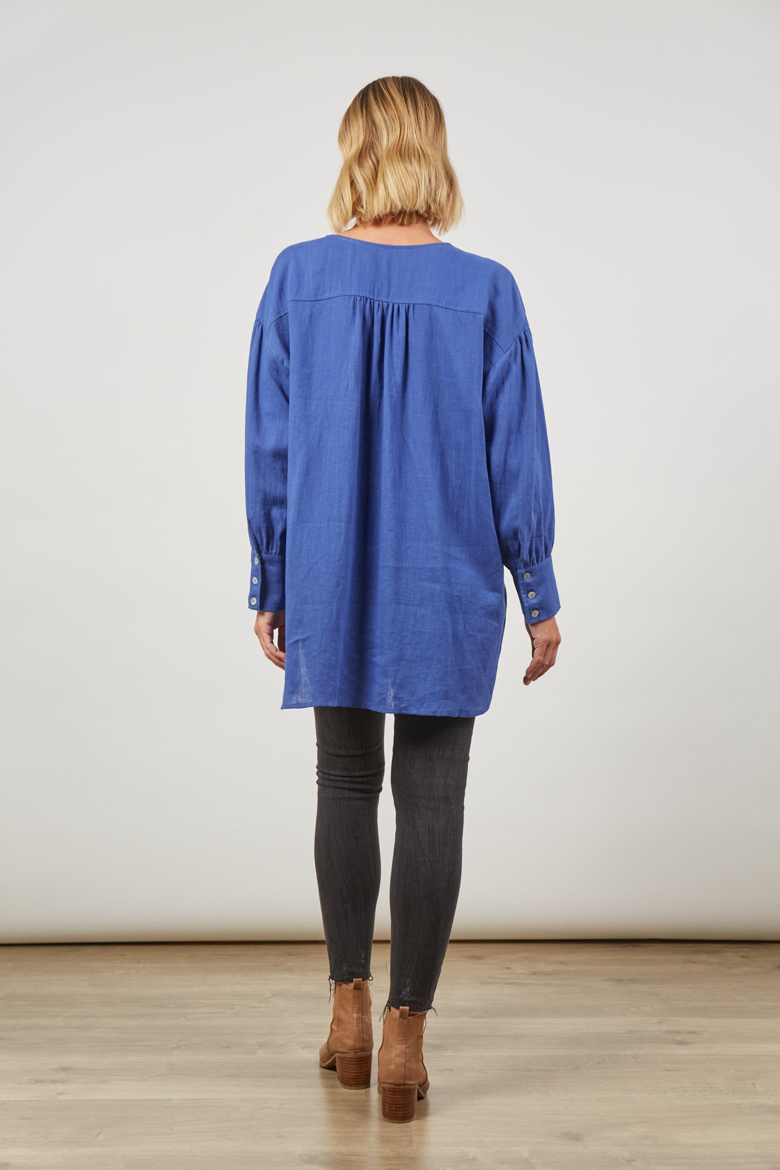 Panorama Blouse - Azure