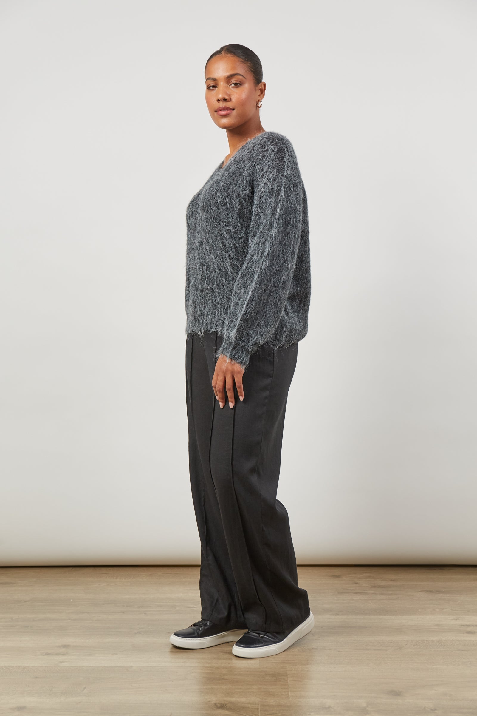 Serene Jumper - Ash - Isle of Mine Clothing - Knit Jumper
