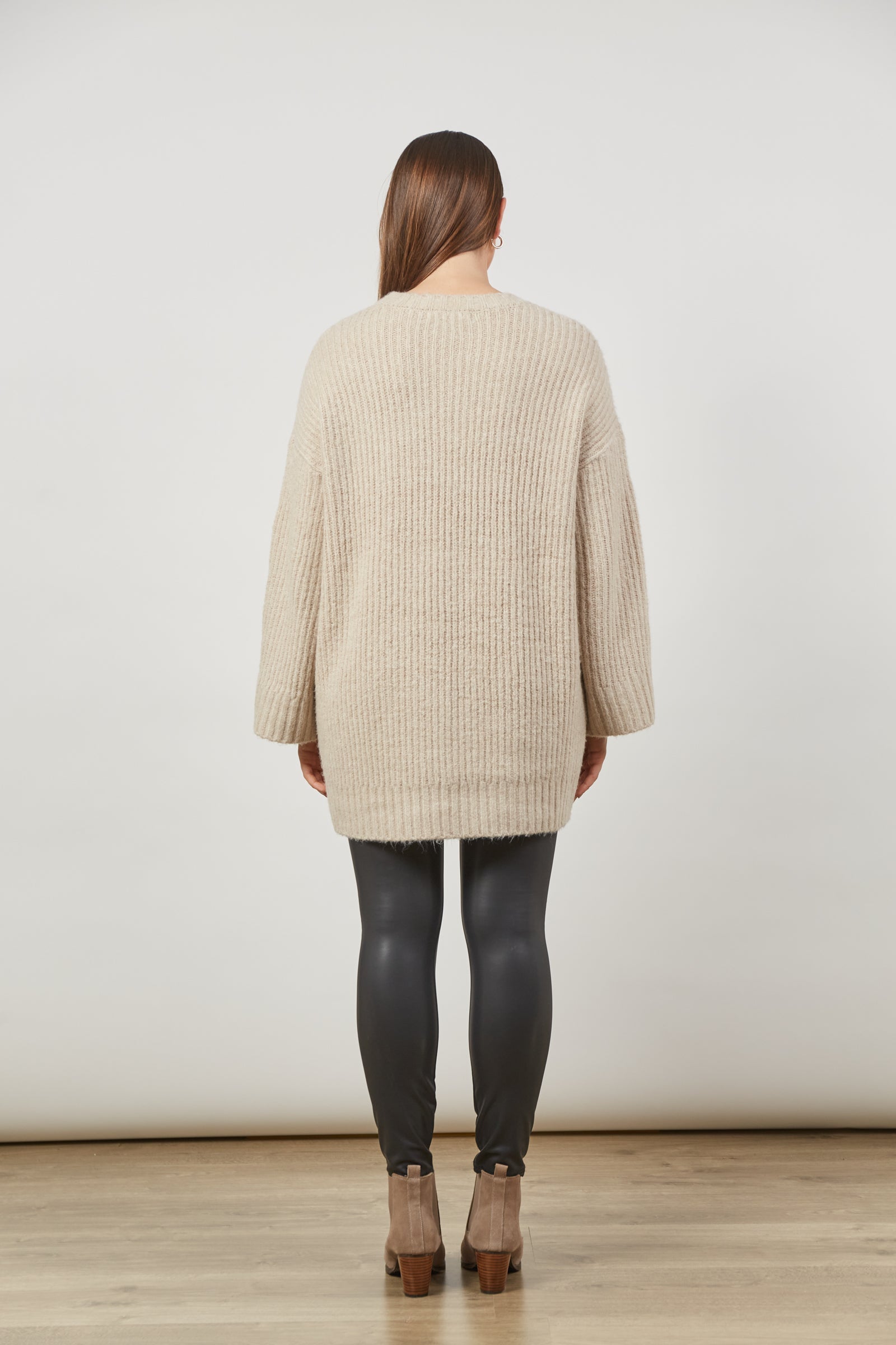 Avenue Oversize Jumper - Buff - Isle of Mine Clothing - Knit Jumper One Size
