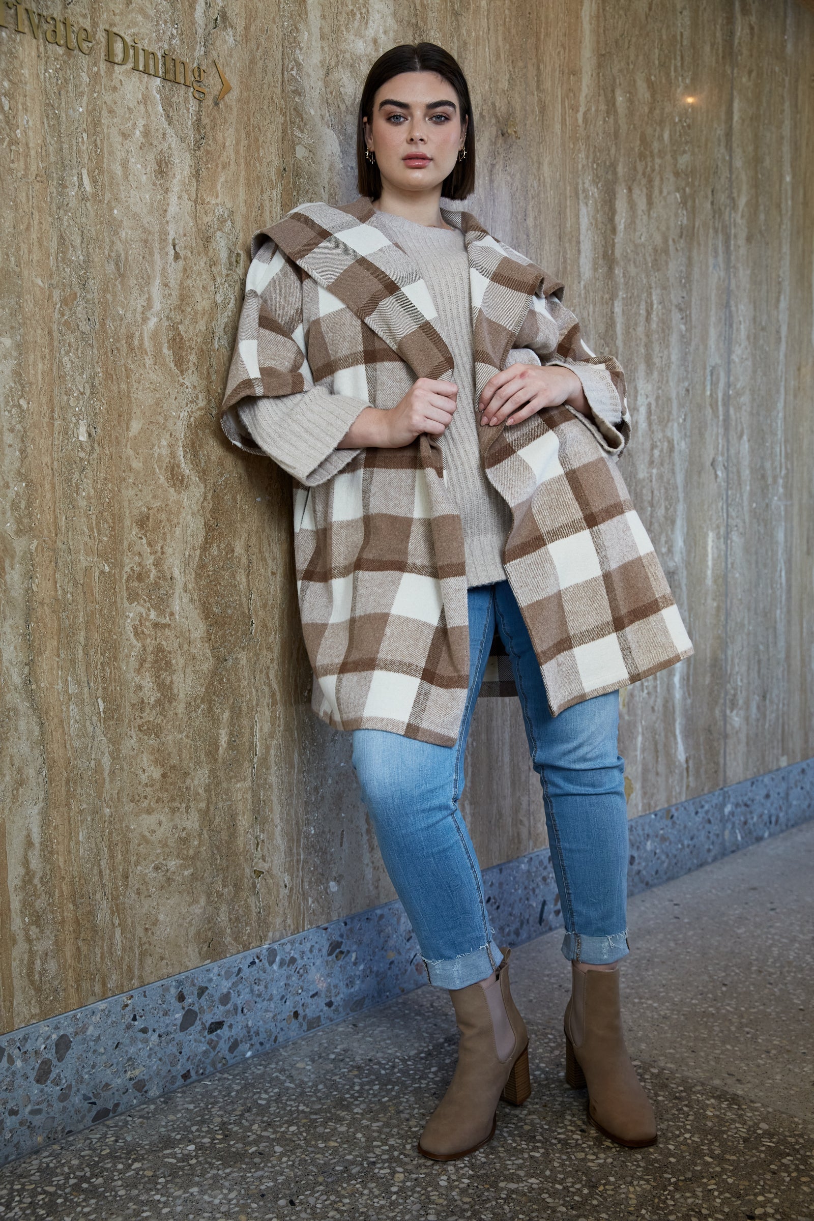 Cityscape Jacket - Latte - Isle of Mine Clothing - Jacket
