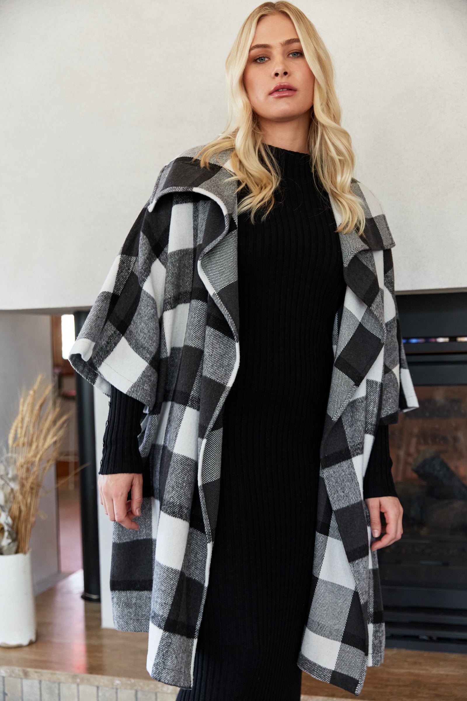 Skyline Knit Dress - Onyx - Isle of Mine Clothing - Knit Dress Long