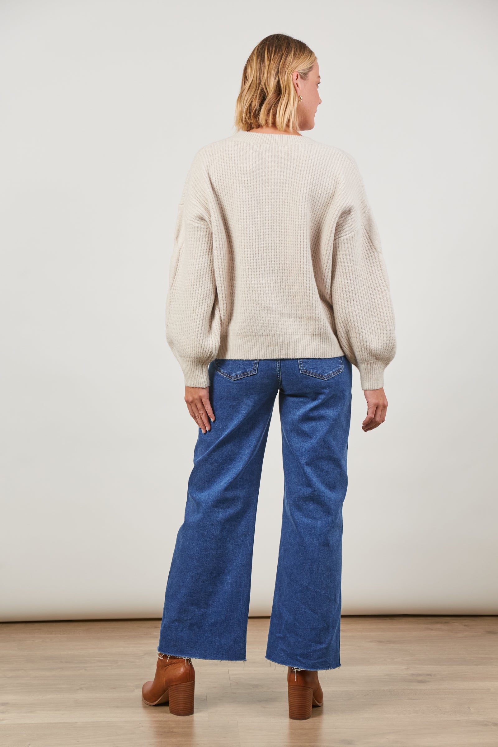 Renew Jumper - Creme - Isle of Mine Clothing - Knit Jumper