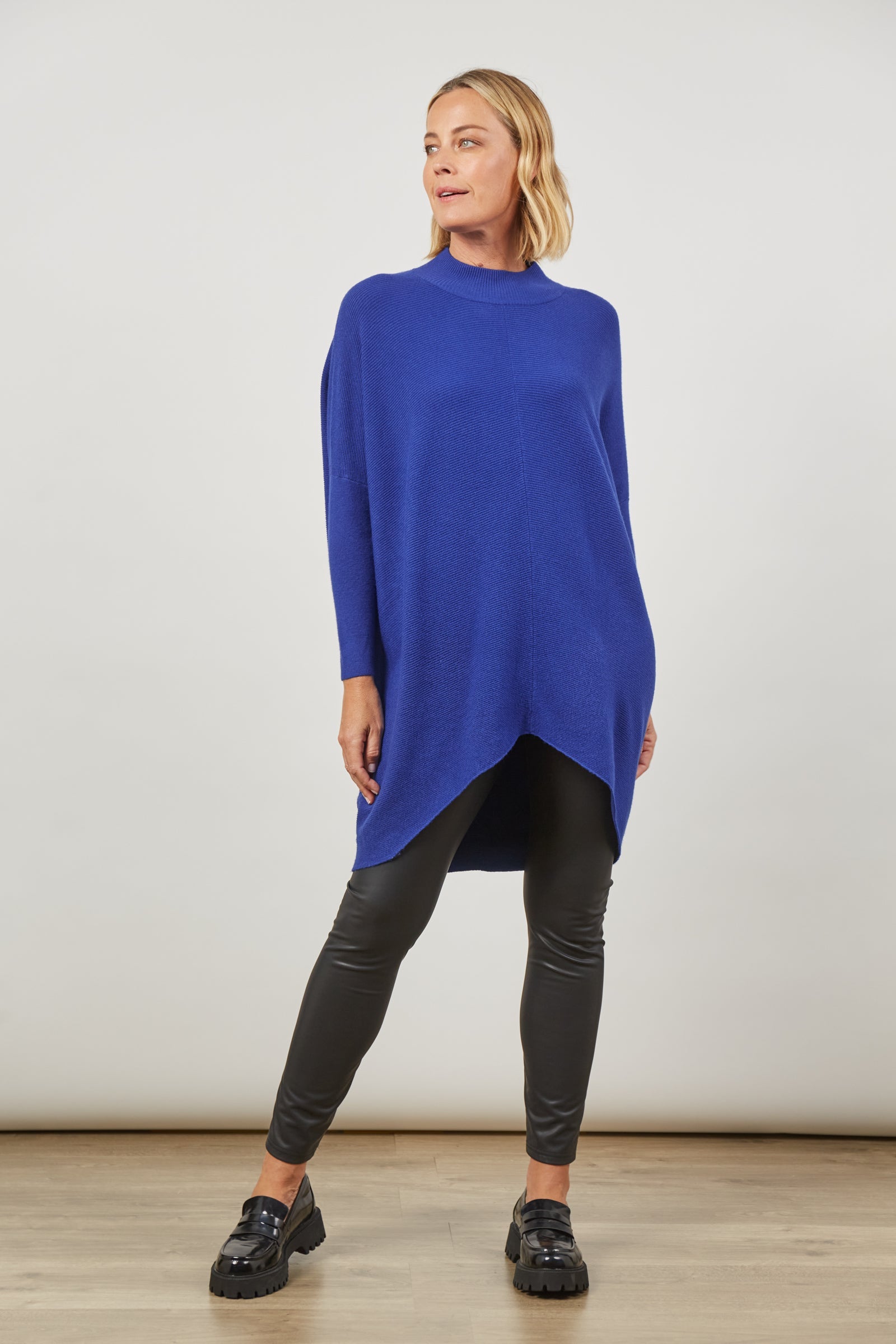 Cosmo Relax Jumper - Cobalt - Isle of Mine Clothing - Knit Jumper One Size