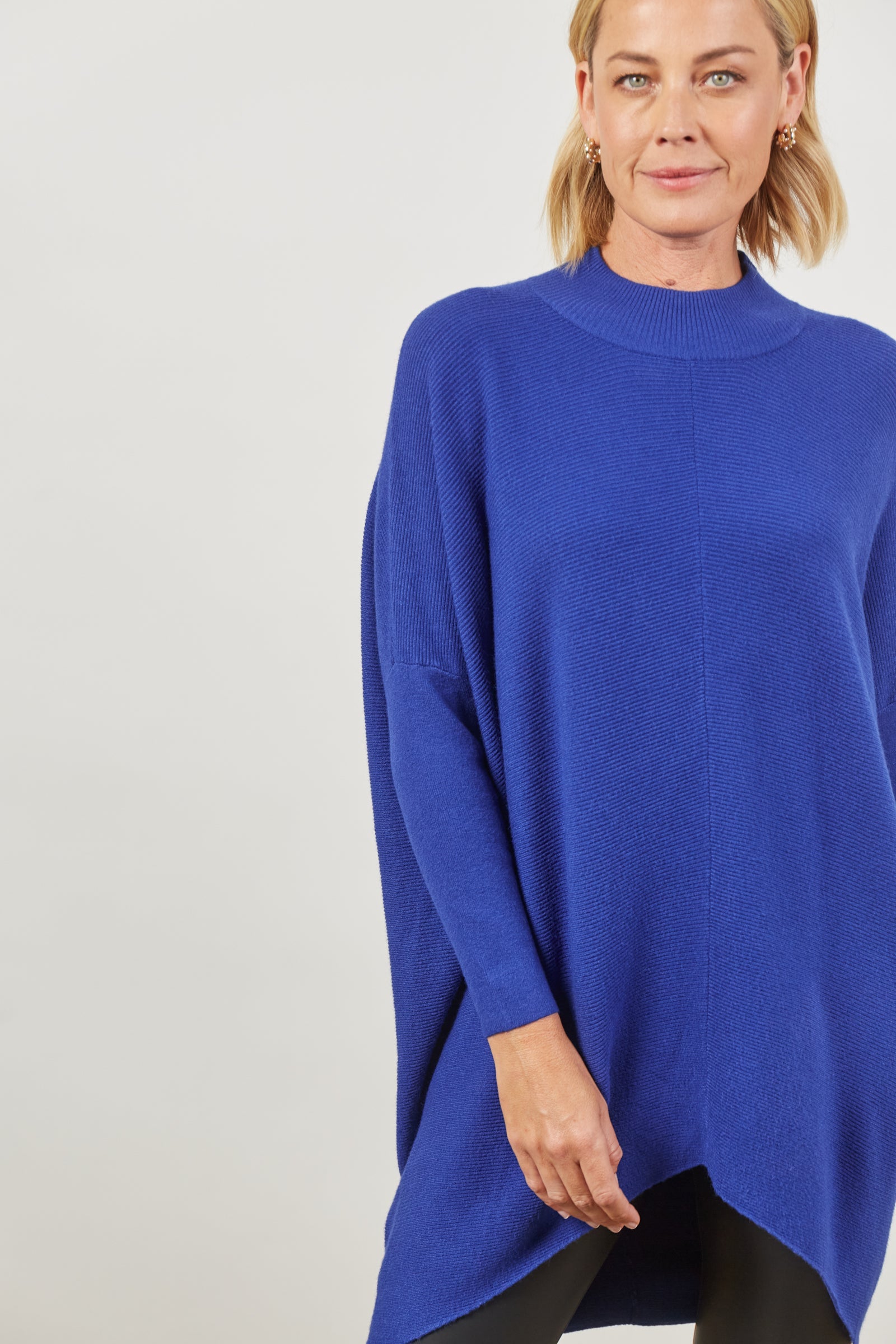 Cosmo Relax Jumper - Cobalt - Isle of Mine Clothing - Knit Jumper One Size