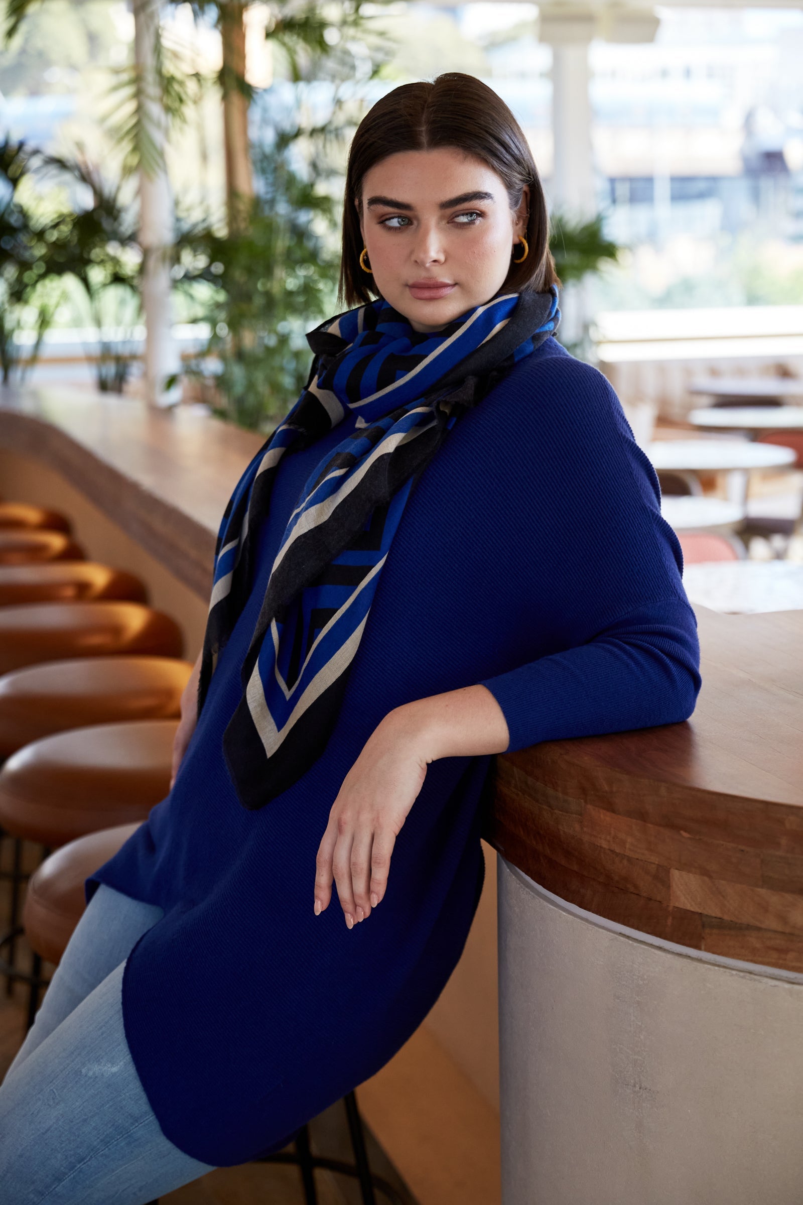 Cosmo Relax Jumper - Cobalt - Isle of Mine Clothing - Knit Jumper One Size