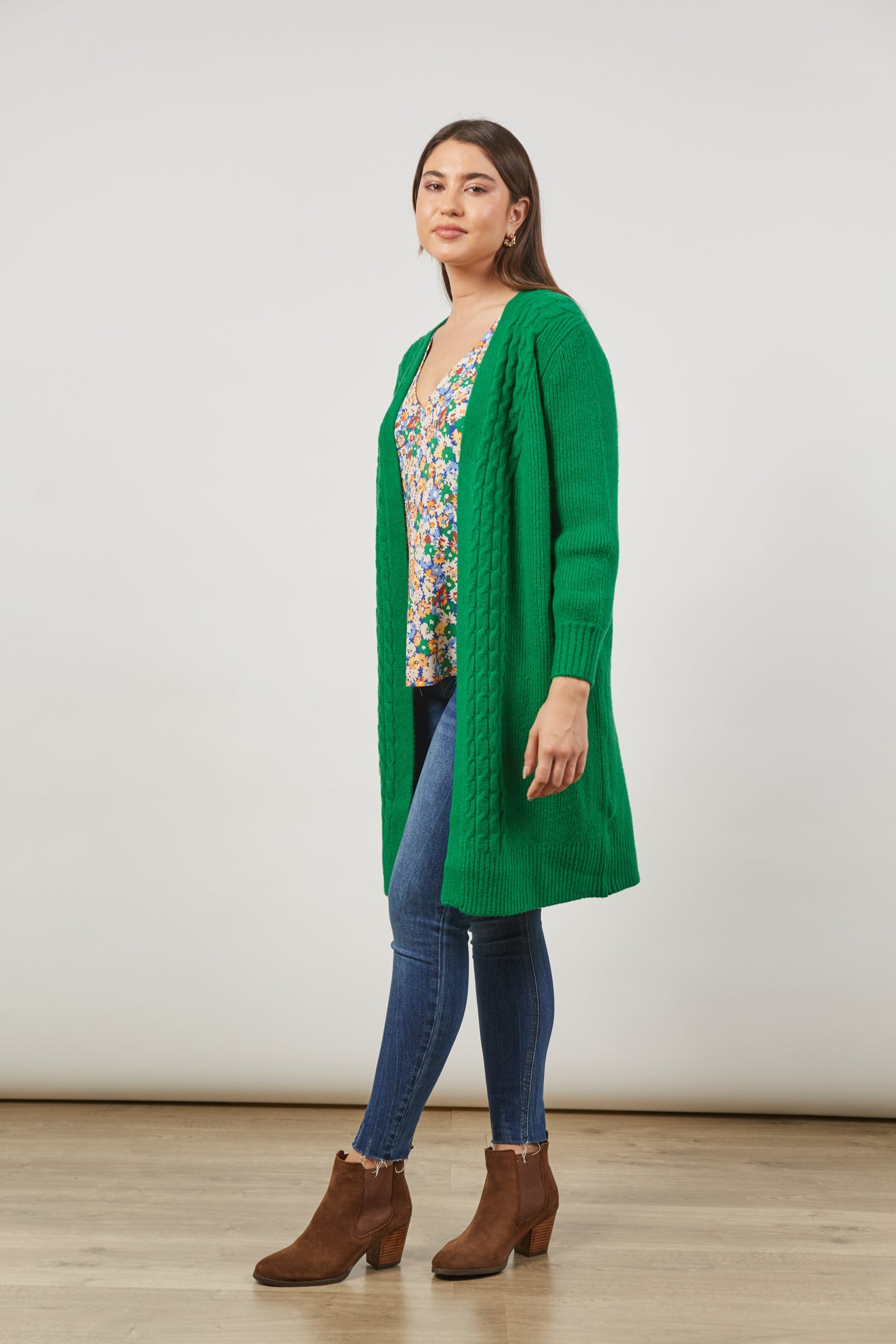 Renew Cardigan - Meadow - Isle of Mine Clothing - Knit Cardigan Long
