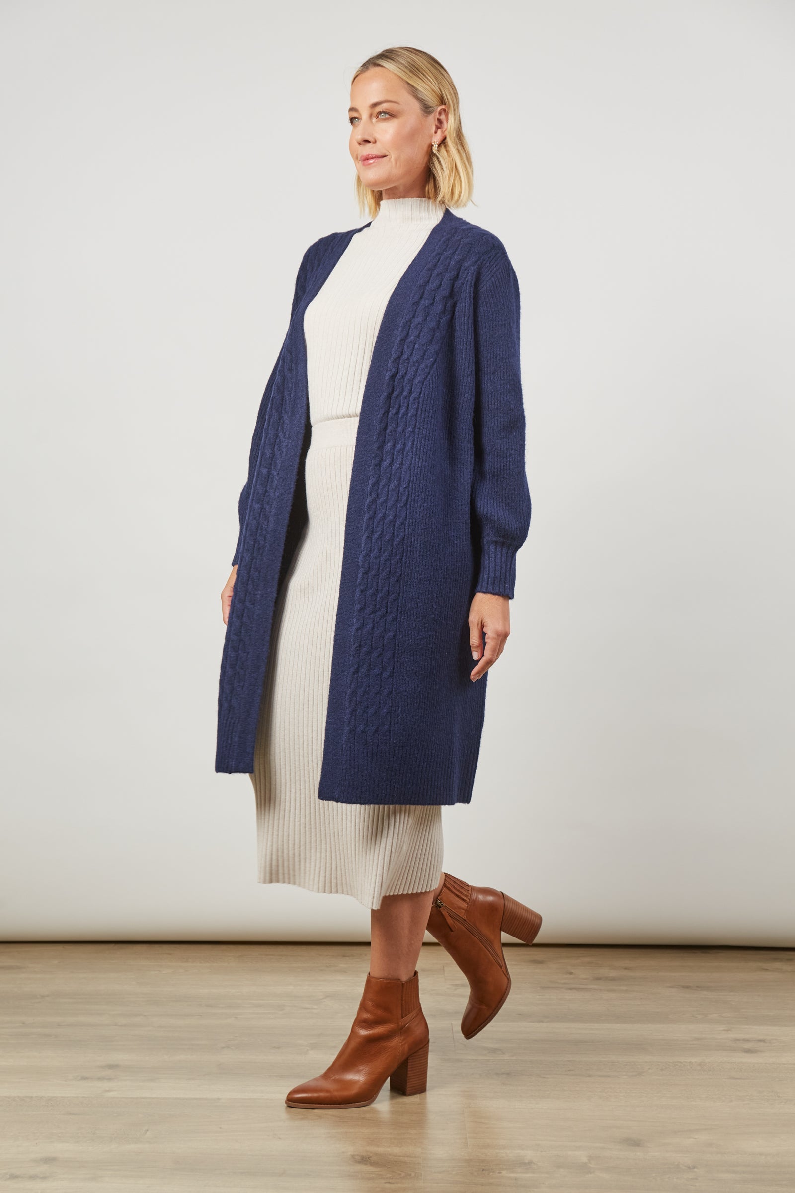 Renew Cardigan - Twilight - Isle of Mine Clothing - Knit Cardigan Long