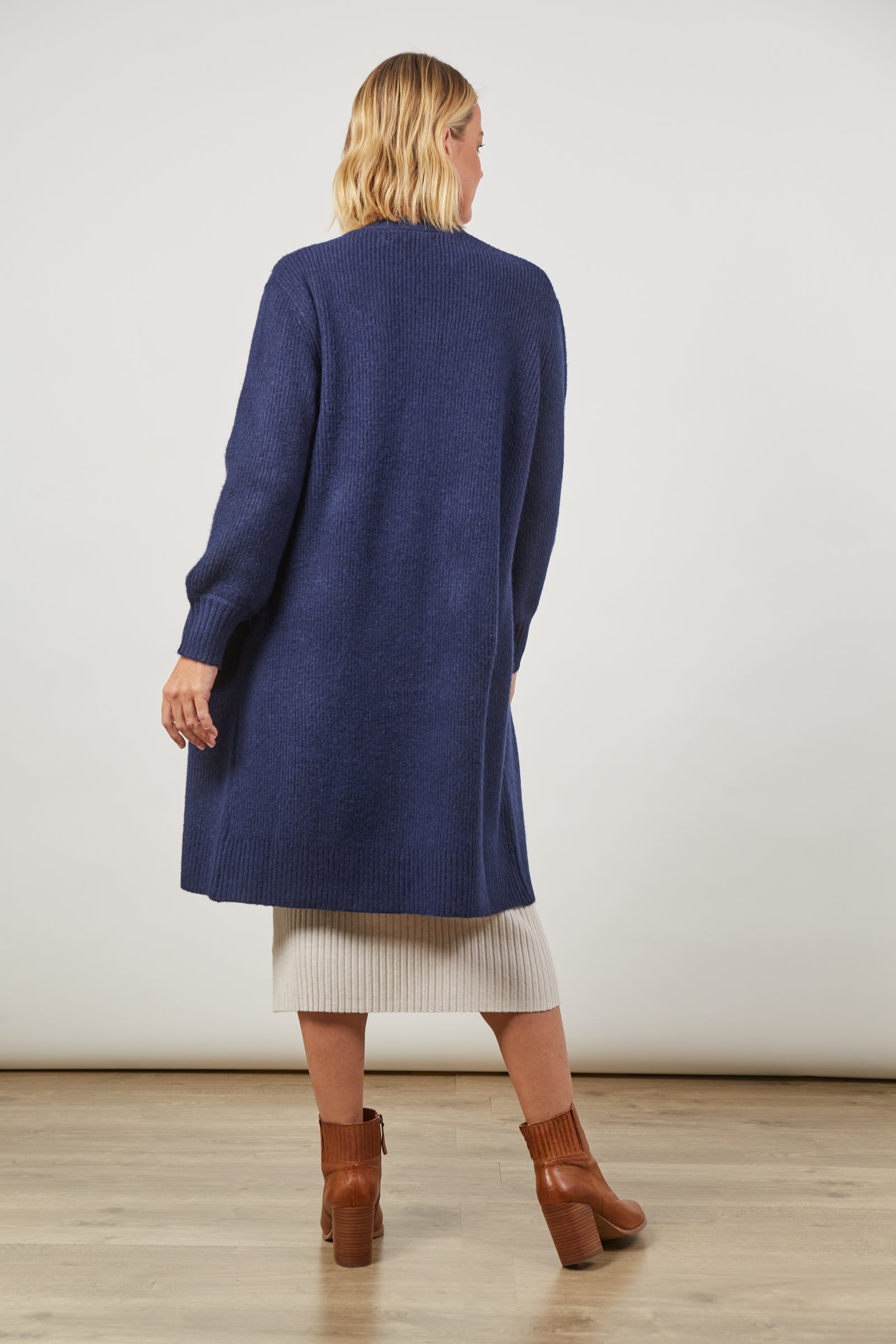 Renew Cardigan - Twilight - Isle of Mine Clothing - Knit Cardigan Long