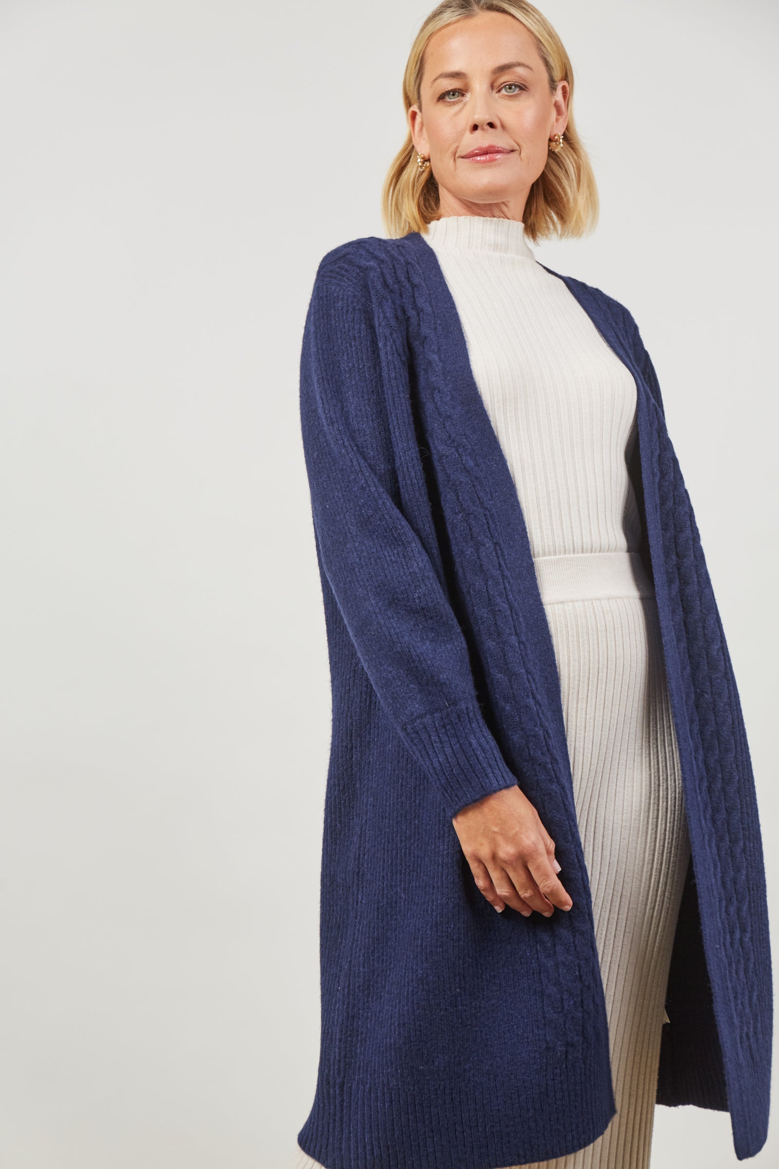 Renew Cardigan - Twilight - Isle of Mine Clothing - Knit Cardigan Long