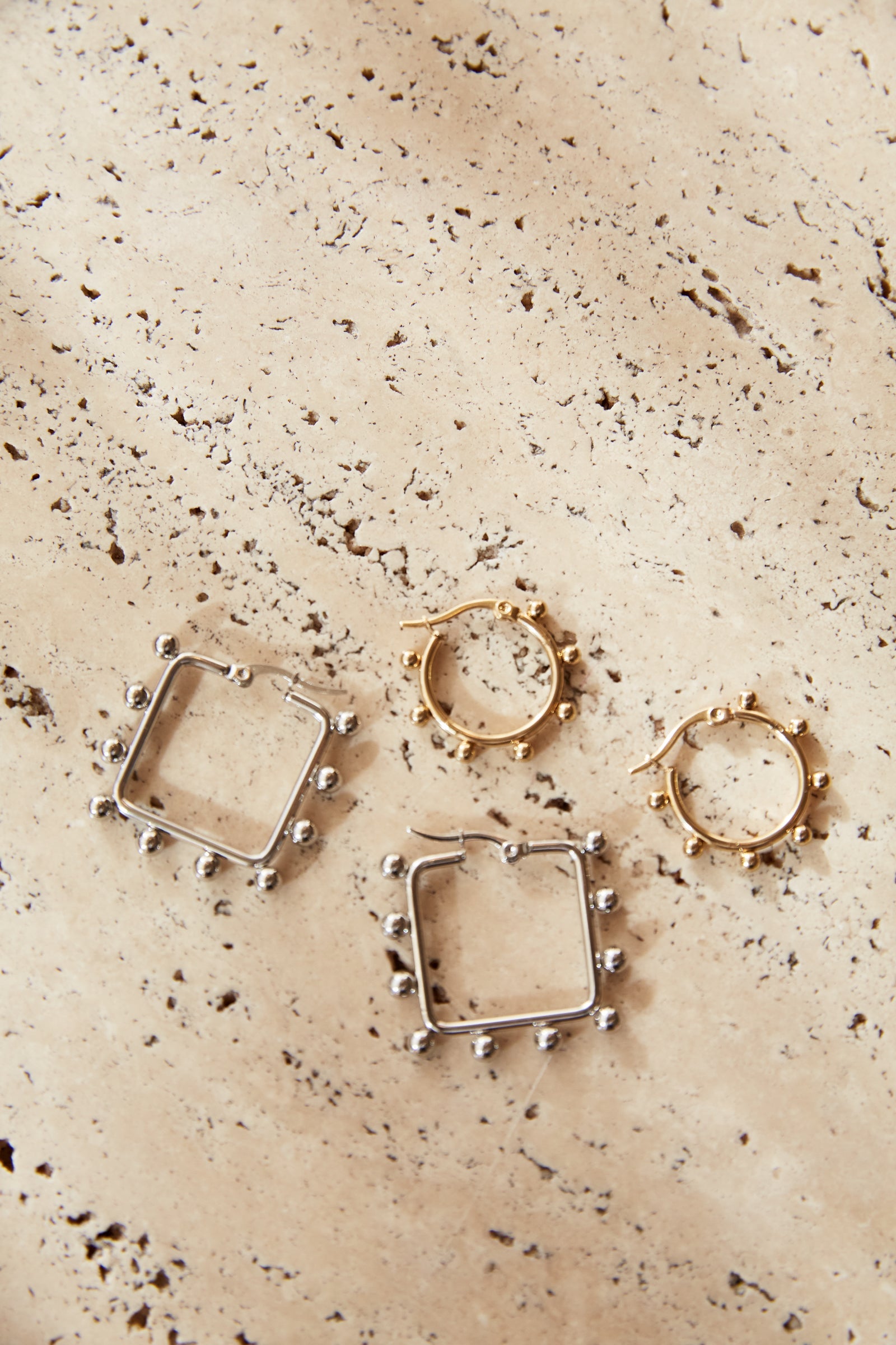 Romance Earring - Silver Square - Isle of Mine Earring