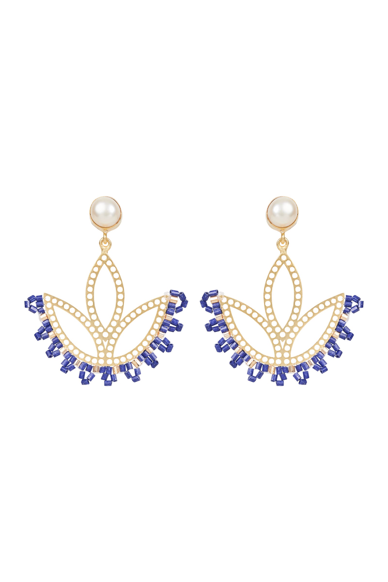 Charm Earring - Cobalt - Isle of Mine Earring