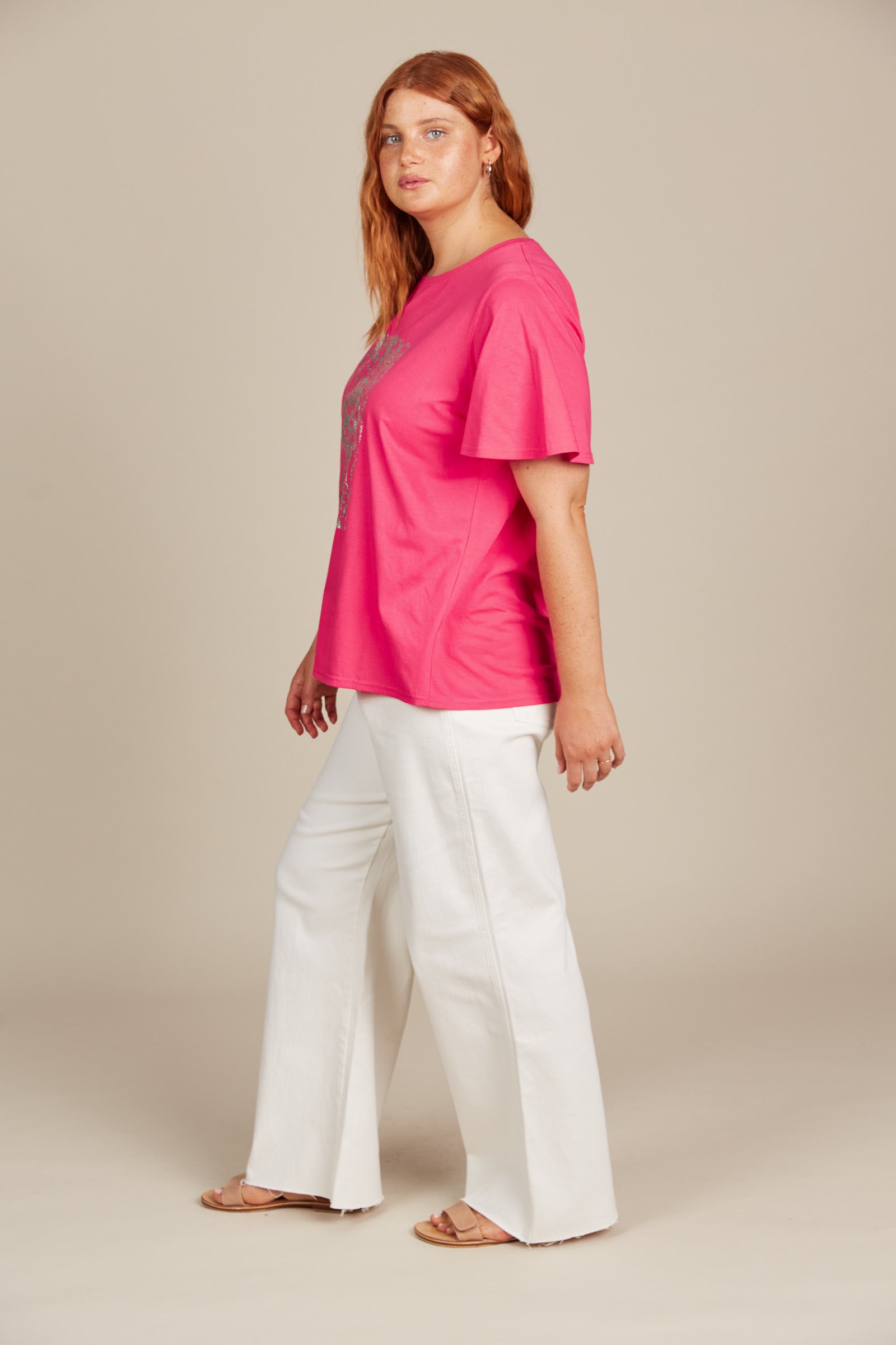 Esme Tshirt - Raspberry