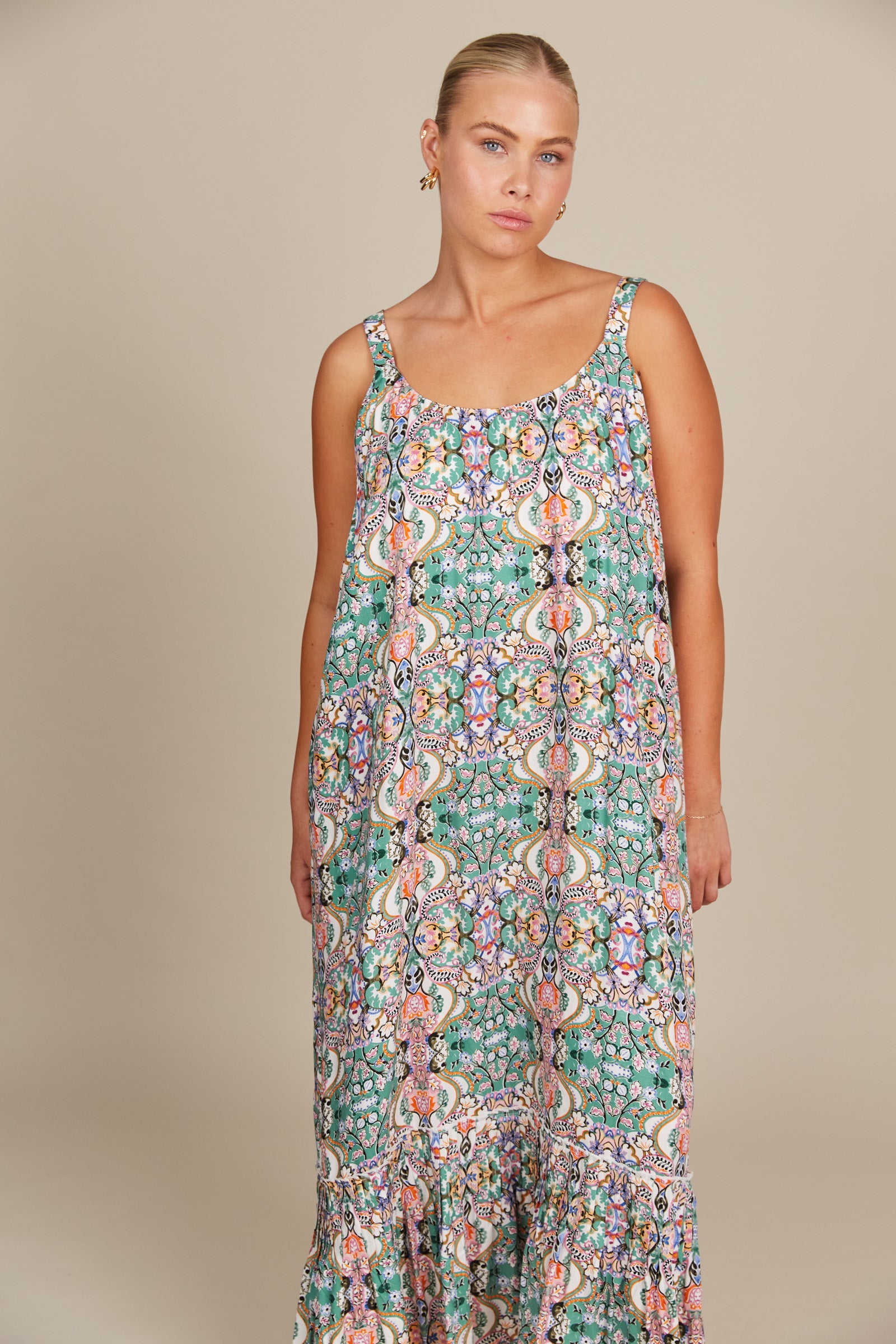 Esme Tank Dress - Lotus Fleuron