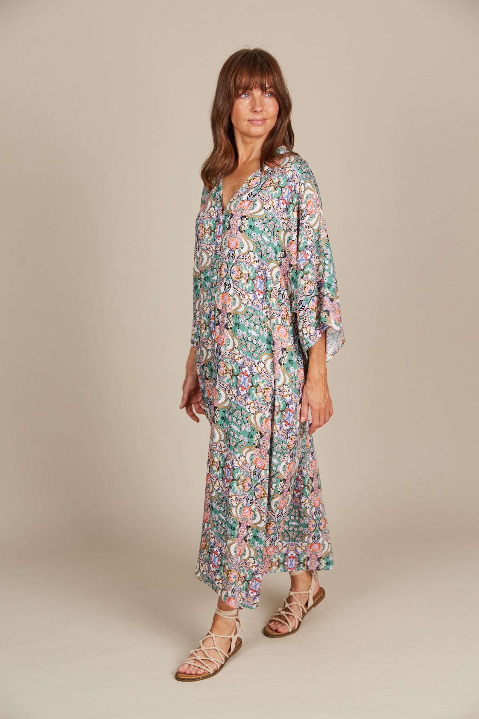 Esme Relaxed Dress - Lotus Fleuron