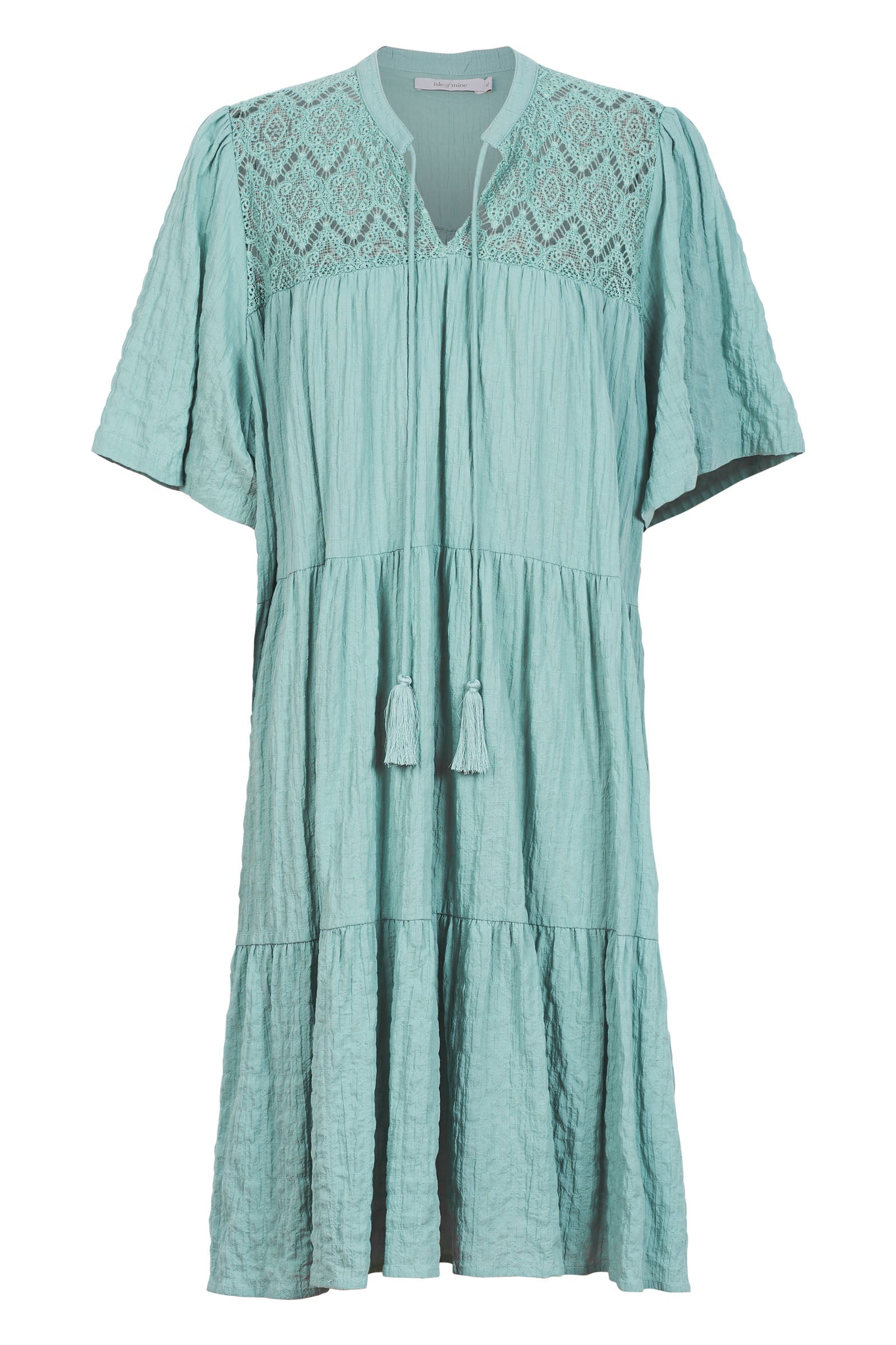 Fleur Dress - Seafoam - Isle of Mine Clothing - Dress Maxi