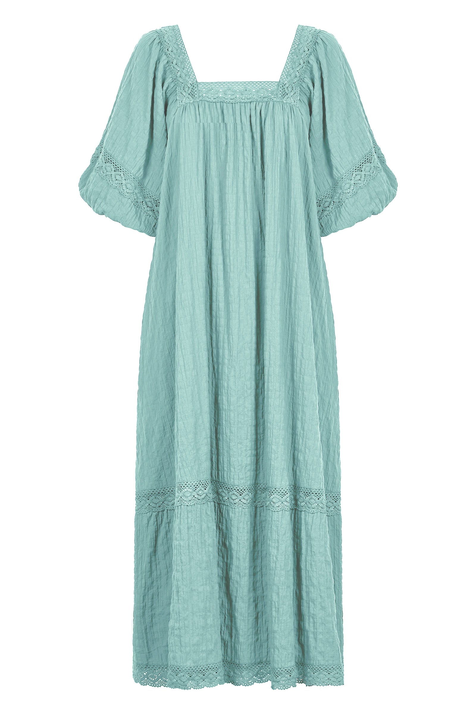 Fleur Maxi - Seafoam - Isle of Mine Clothing - Dress Maxi