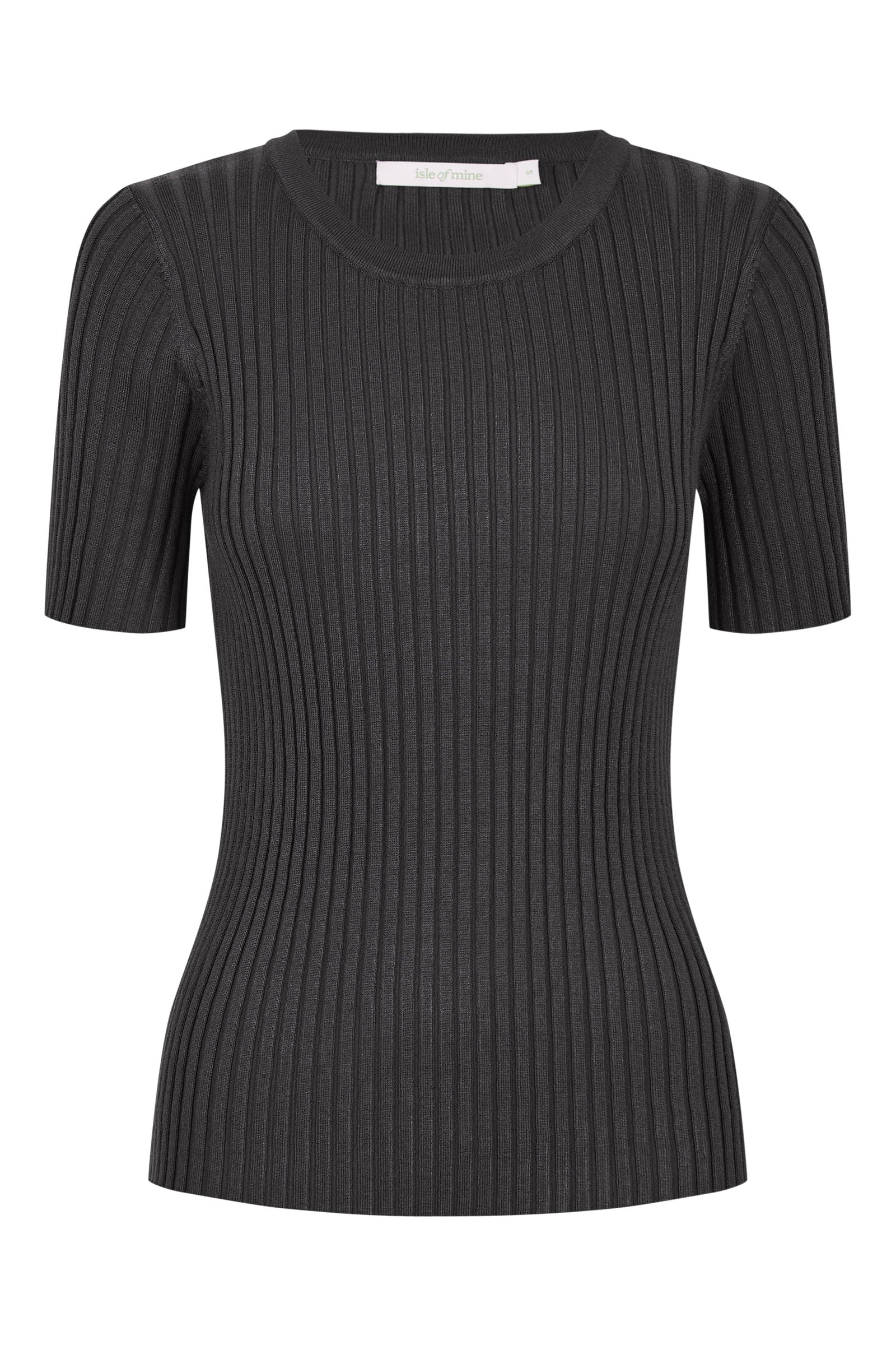 Juliette Top - Graphite - Isle of Mine Clothing - Knit Top S/S