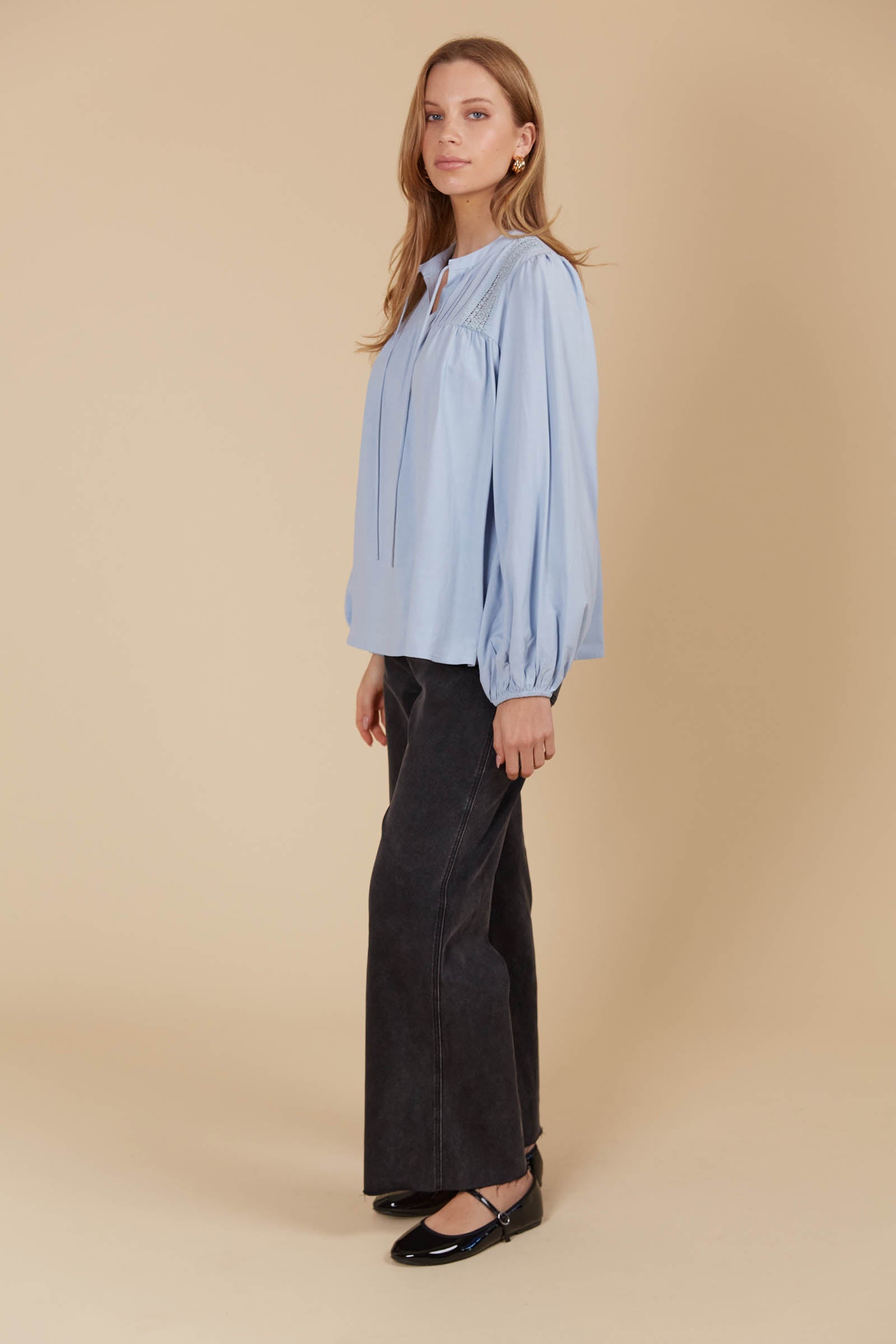 Aphrodite Blouse - Sky