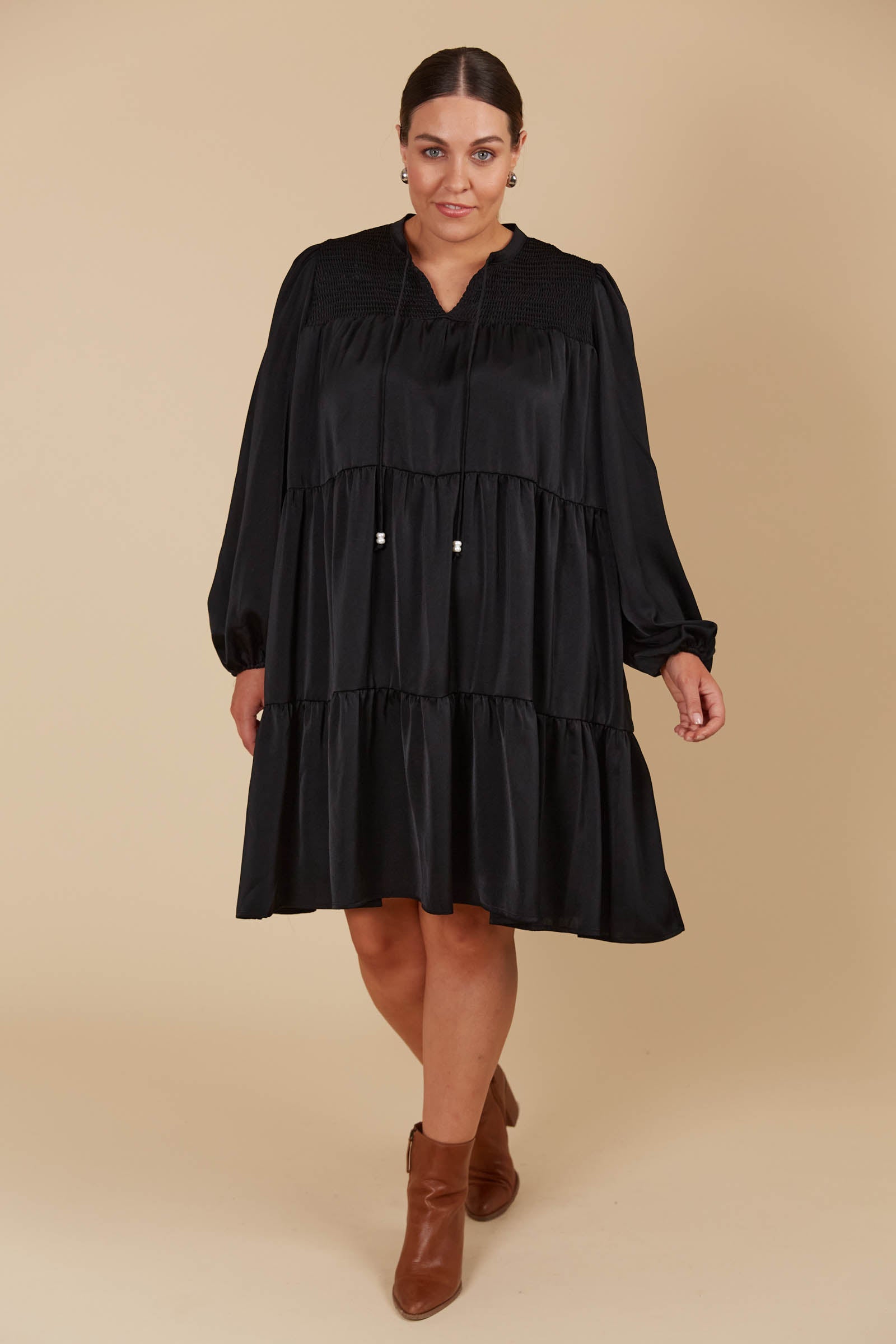 Maia Dress - Onyx