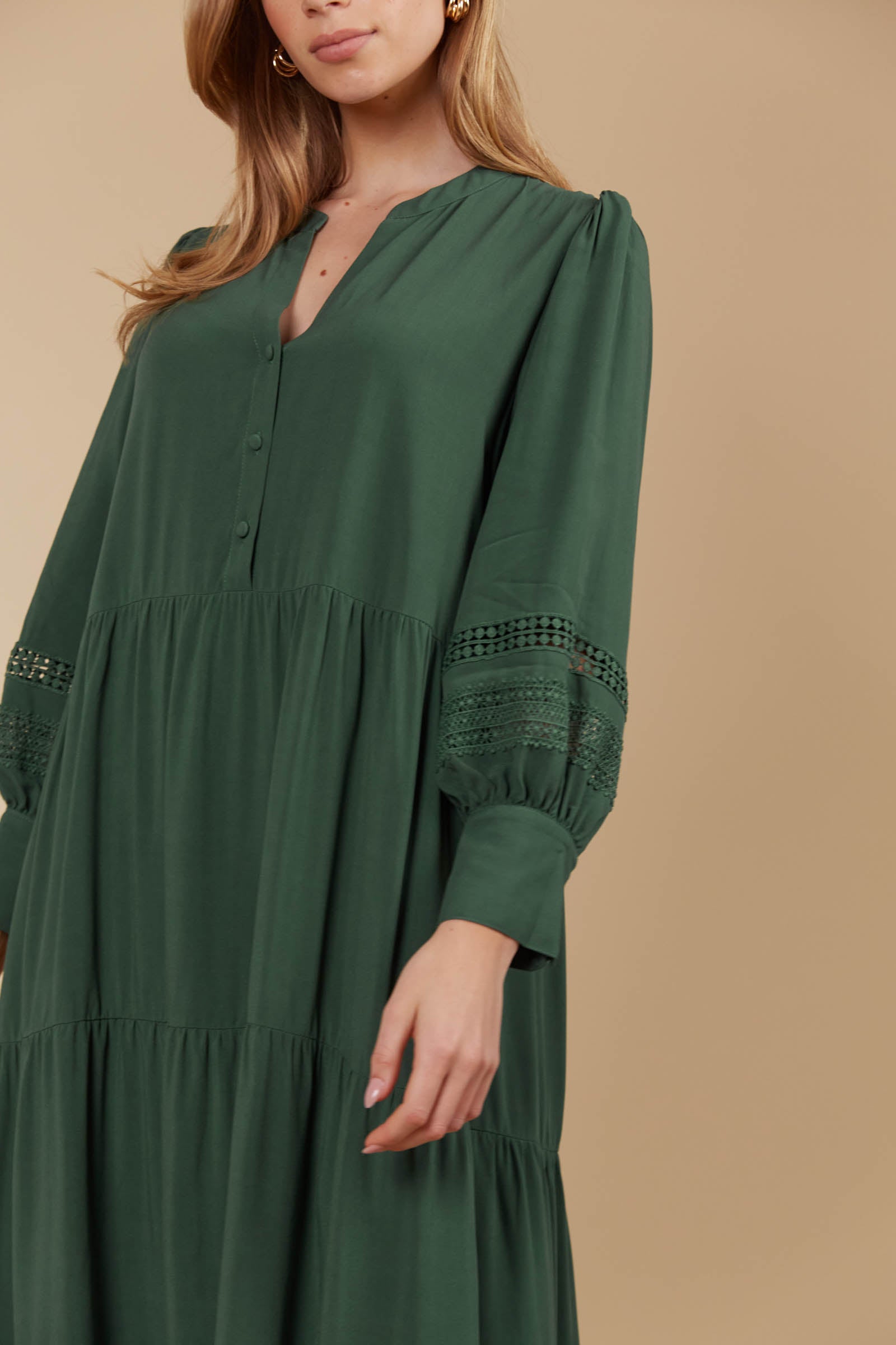 Aphrodite Maxi Dress - Pine