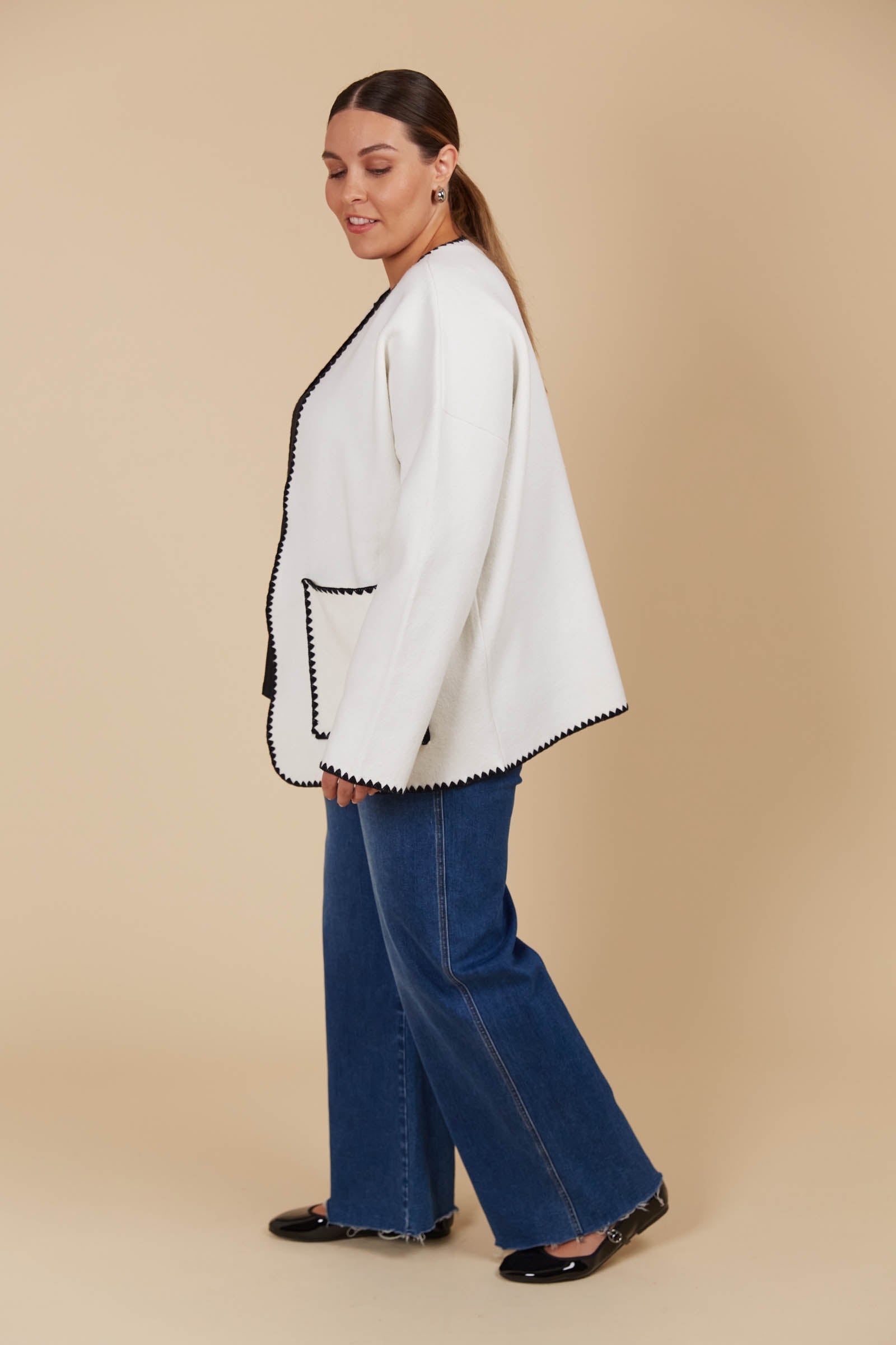Athena Cardigan - Ivory