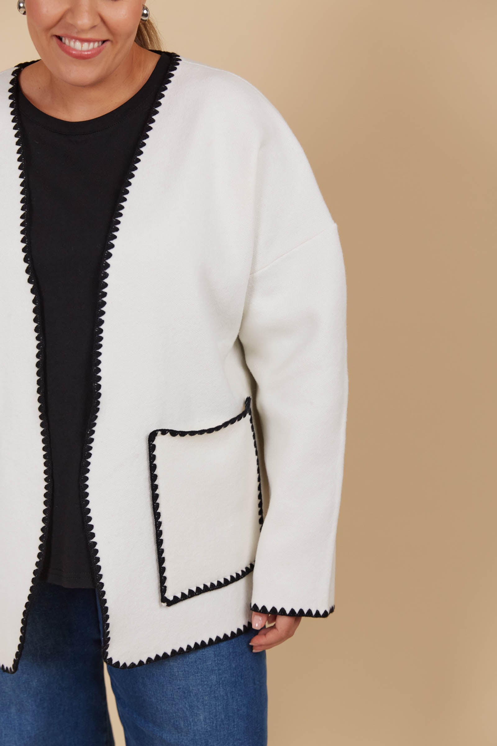 Athena Cardigan - Ivory