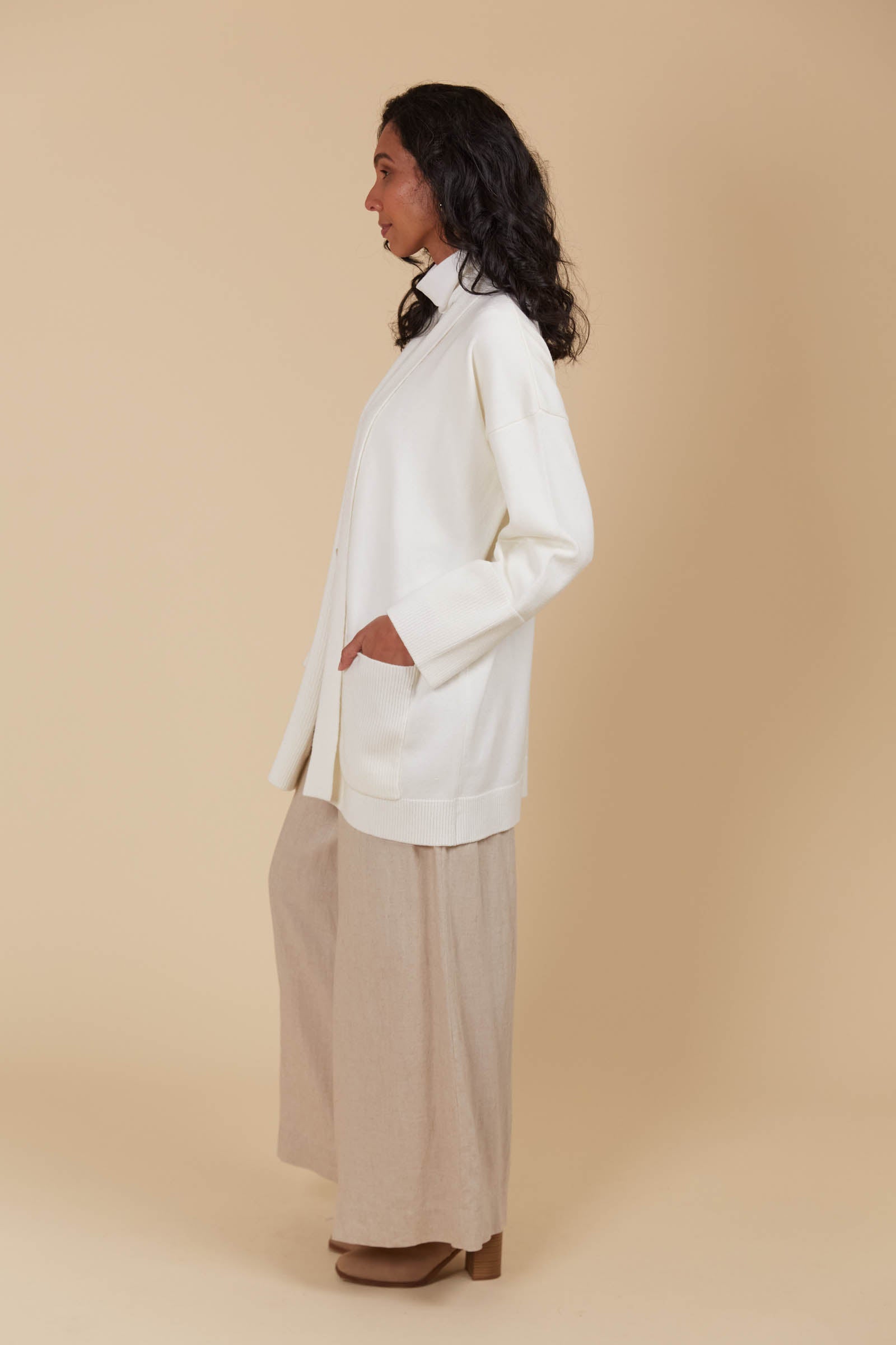 Selene Cardigan - Ivory