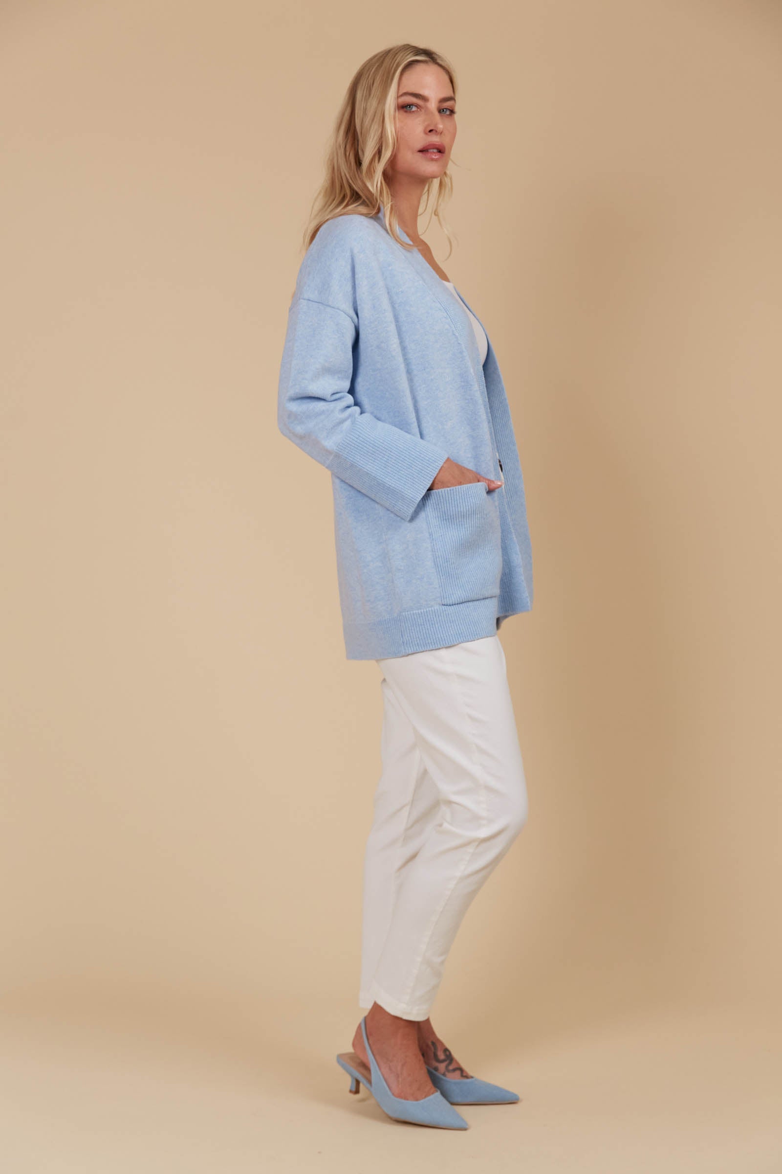 Selene Cardigan - Sky
