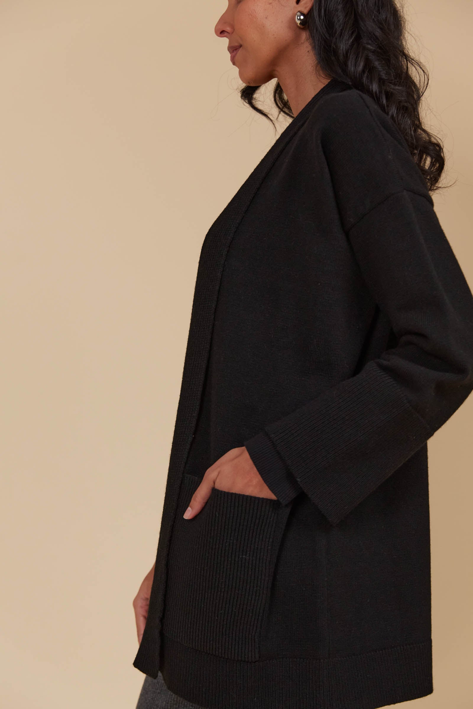 Selene Cardigan - Onyx