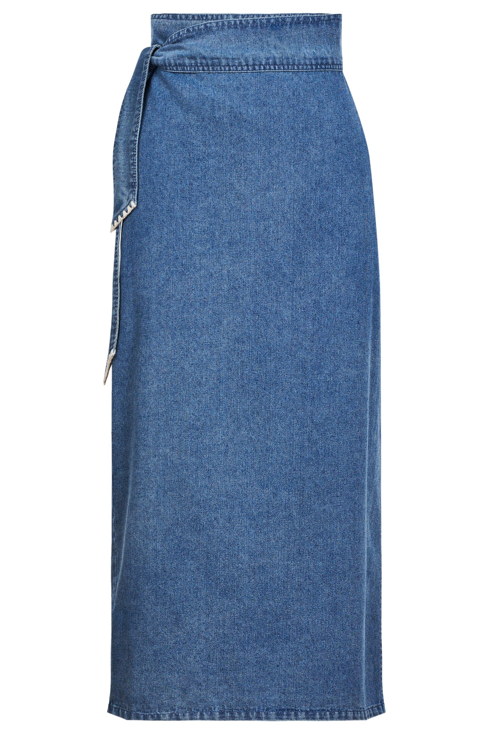 Freya Wrap Skirt - Denim